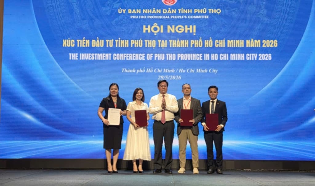 Phú Thọ: Xúc tiến đầu tư năm 2026 tại phía Nam với chủ đề "Chung tay kiến tạo - Cùng nhau phát triển"