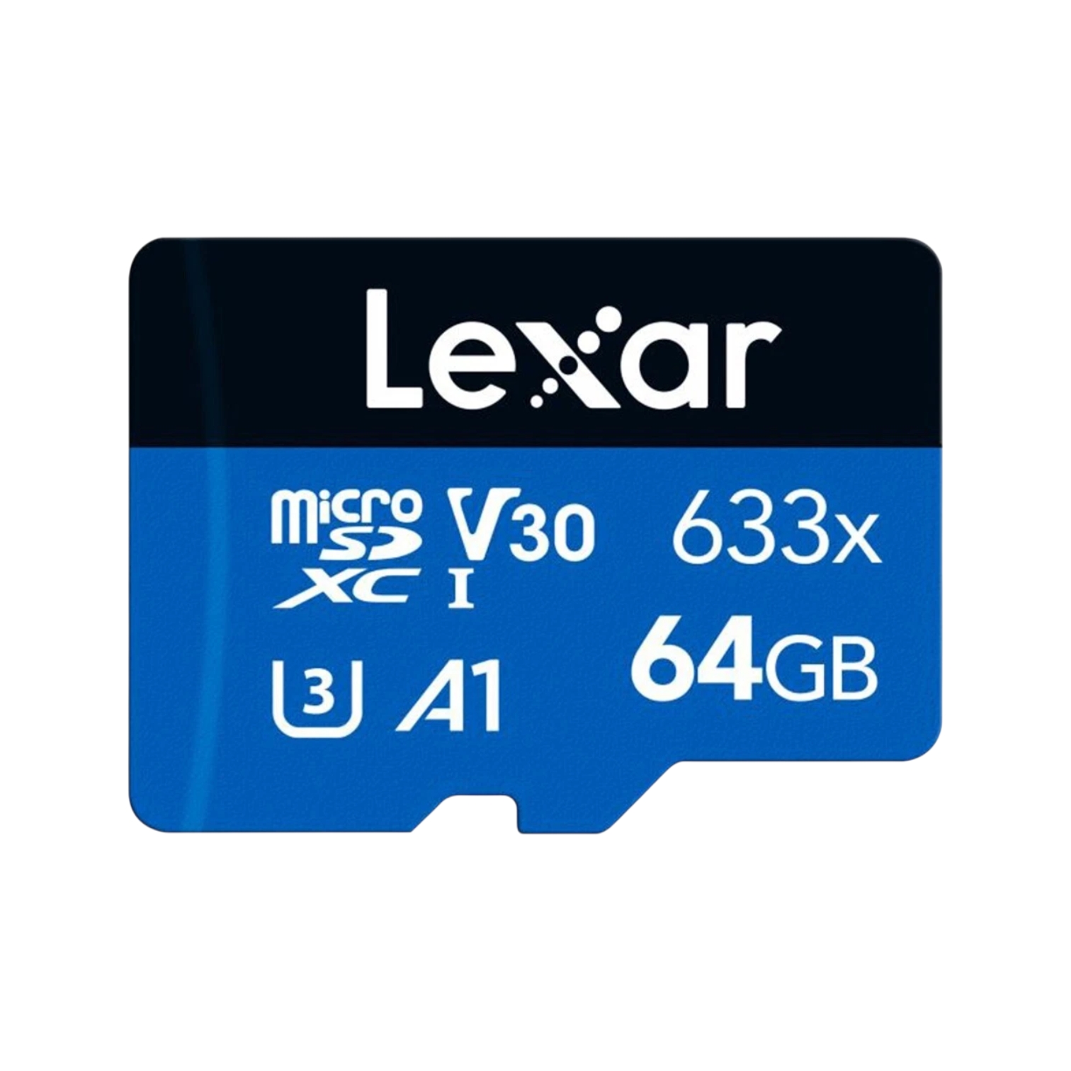 Lexar 64 GB High-Performance 633x microSDHC/microSDXC UHS-I Blue Series Memory Card image 1