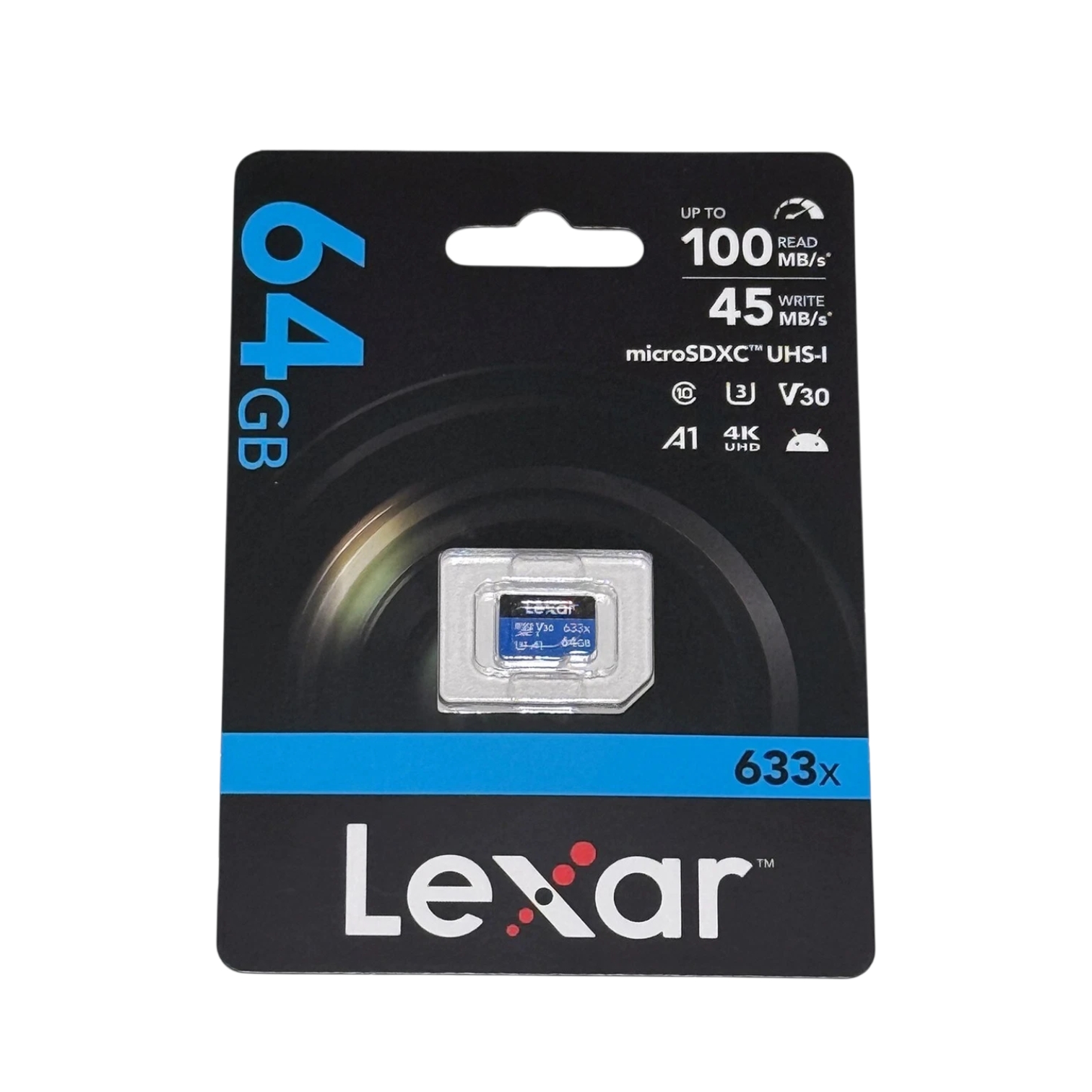 Lexar 64 GB High-Performance 633x microSDHC/microSDXC UHS-I Blue Series Memory Card image 2