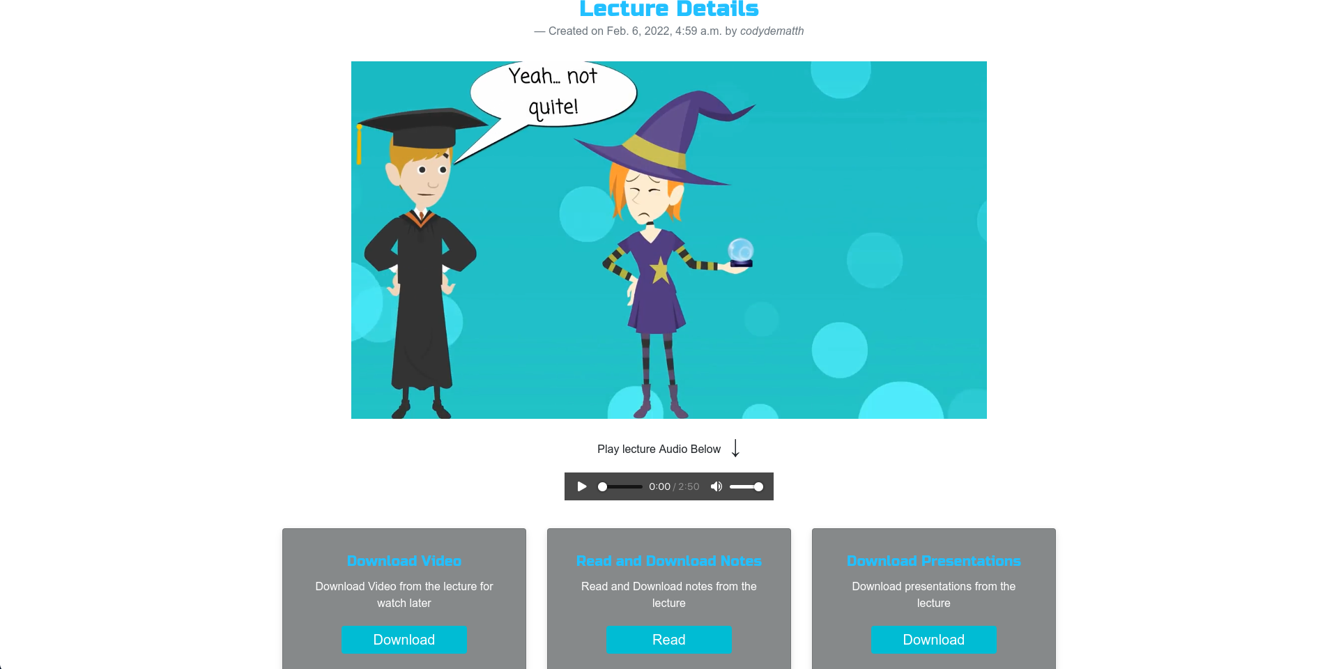 Multimedia Learning System