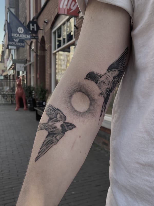Tattoo in de stijl realism