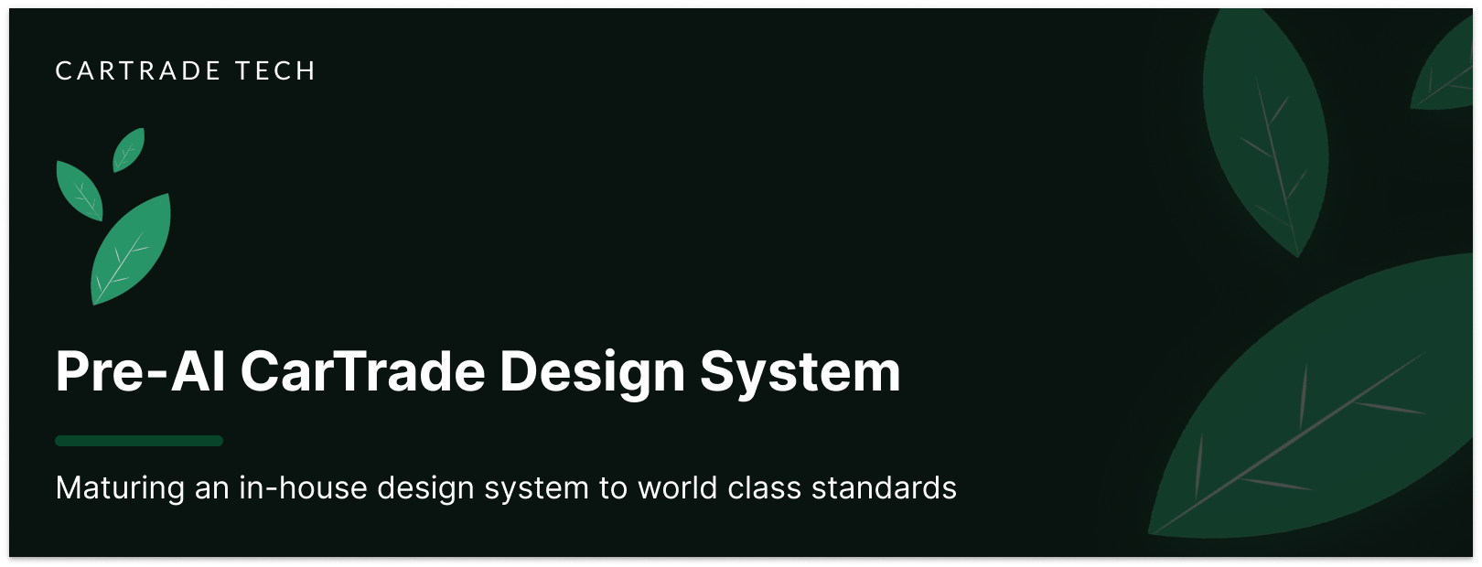 Pre-AI CarTrade Design System