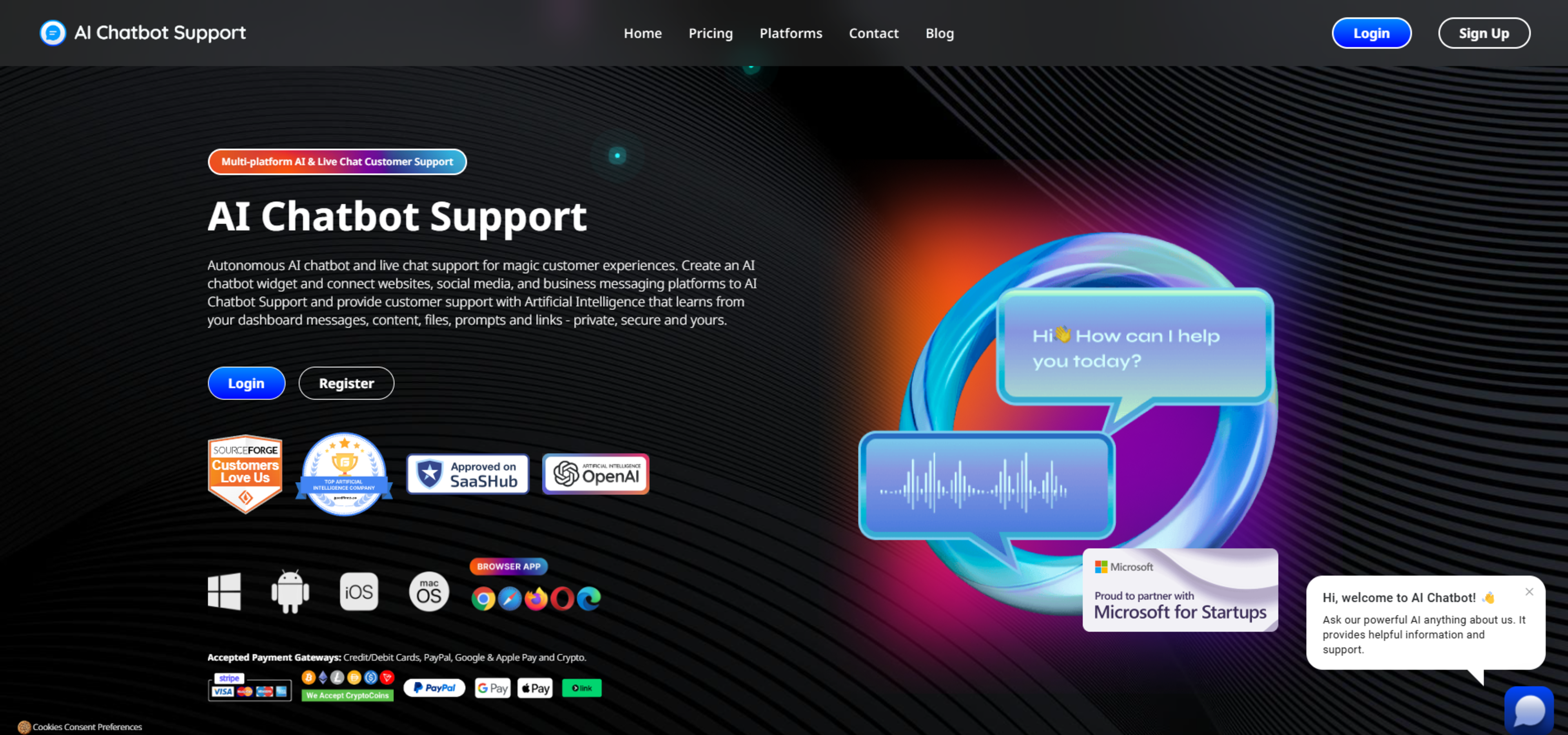 AI Chatbot Support