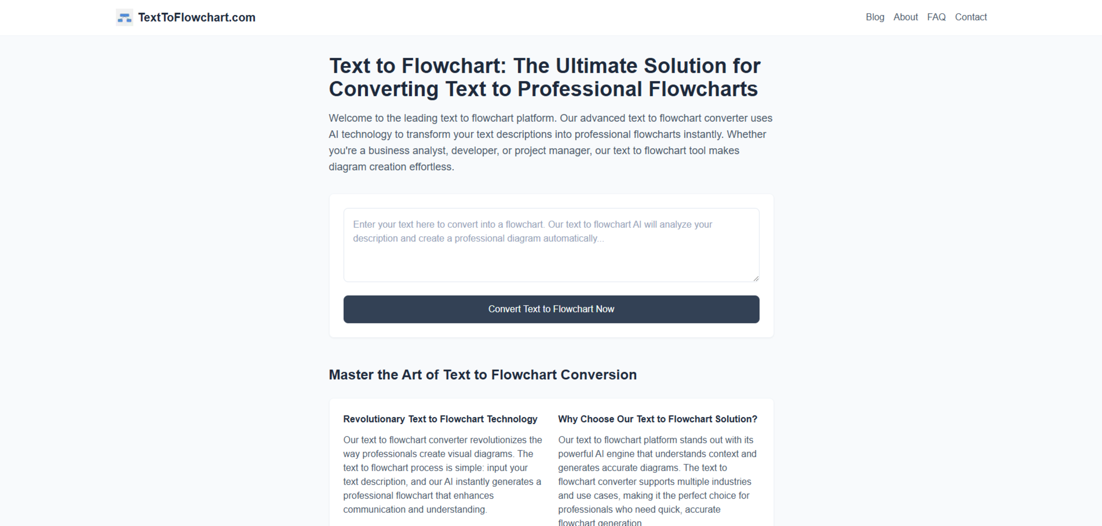 Text to Flowchart