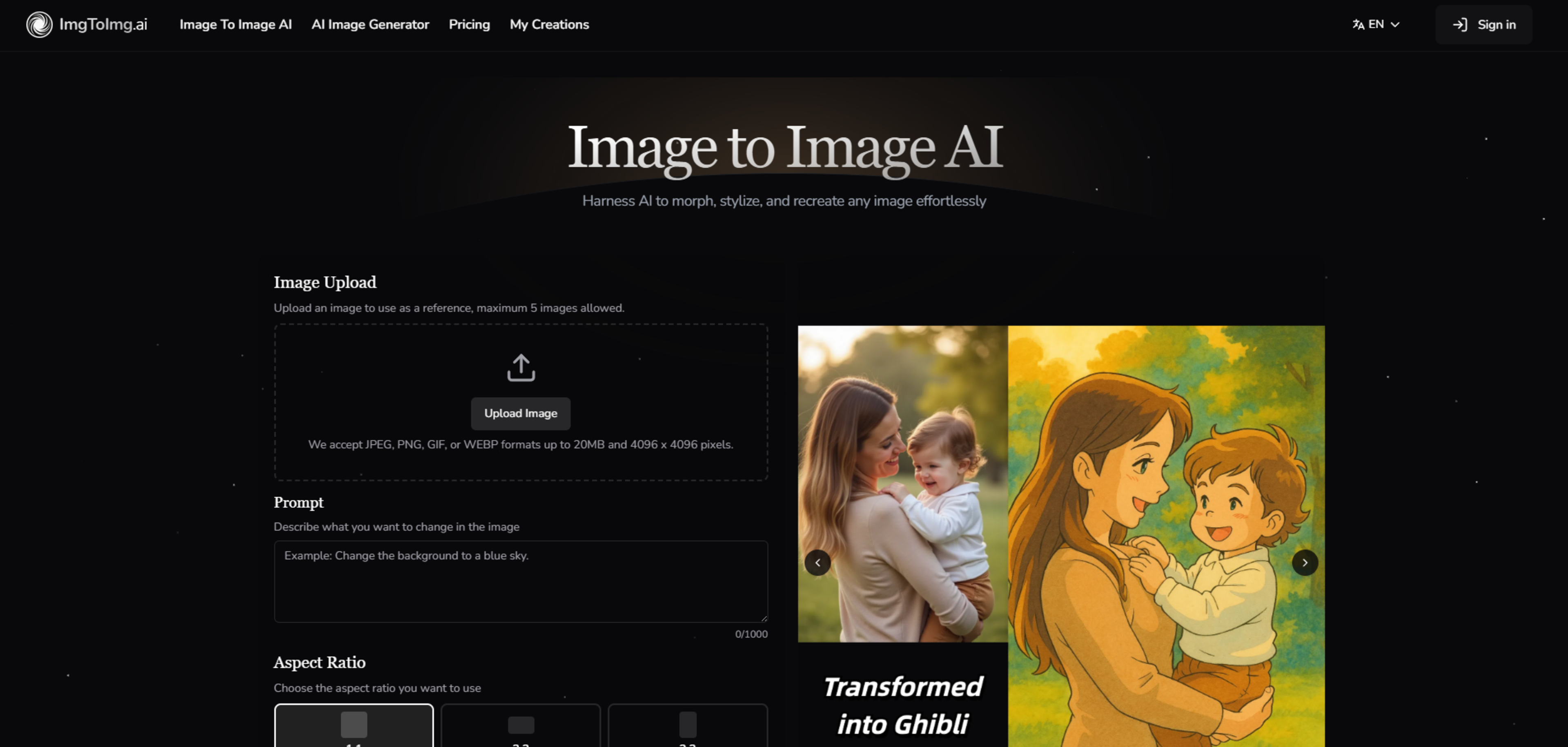 Image to Image AI