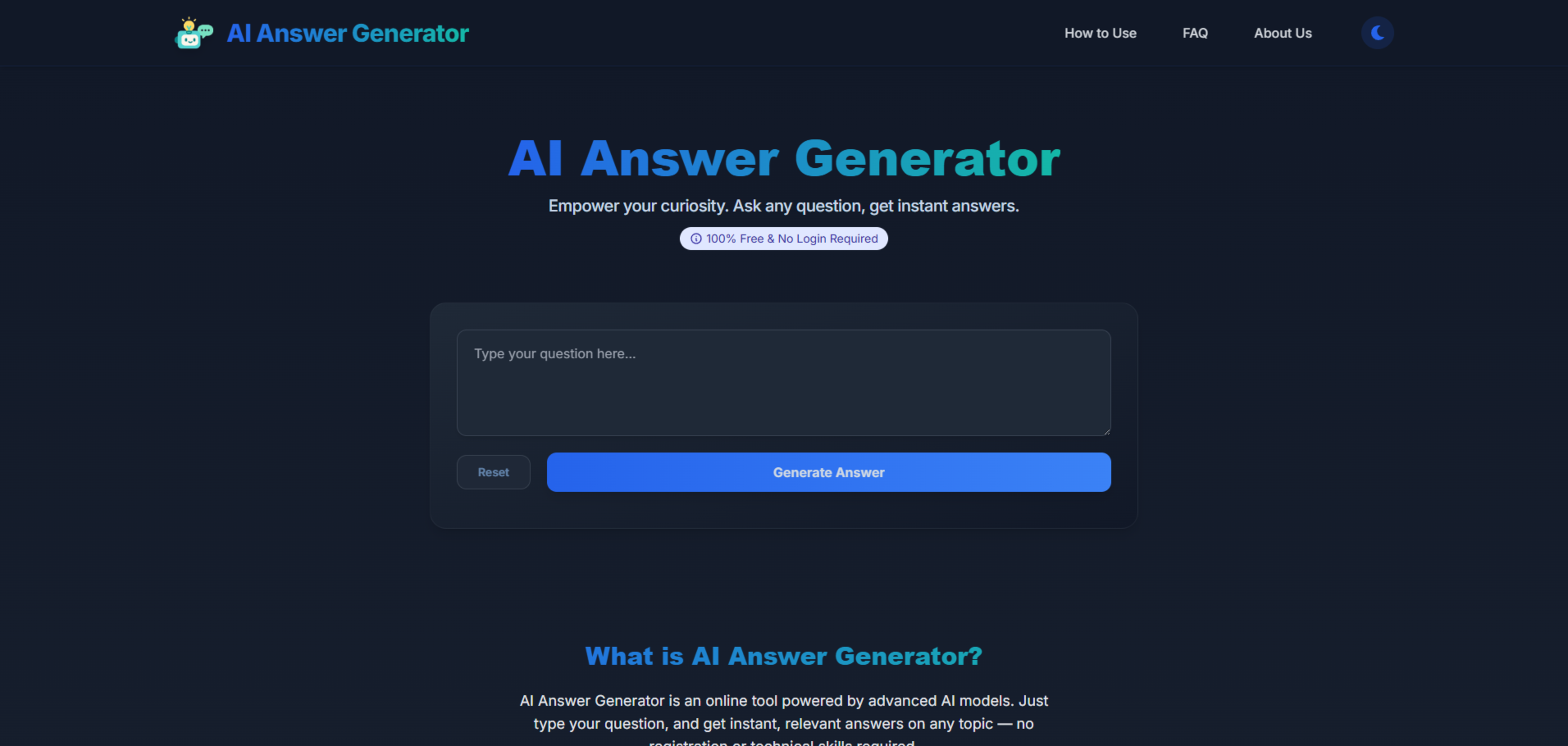 AI Answer Generator