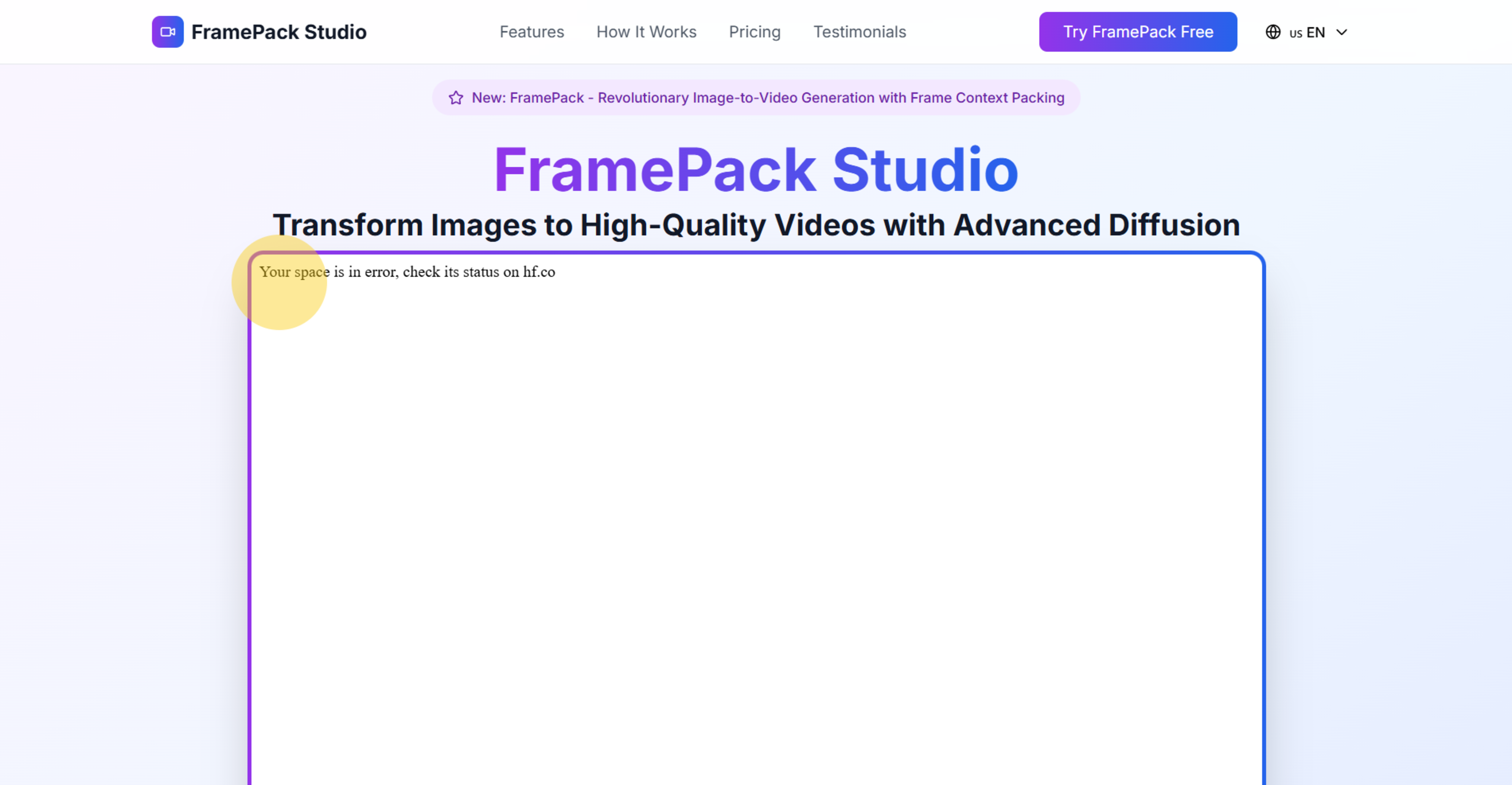 FramePack Studio