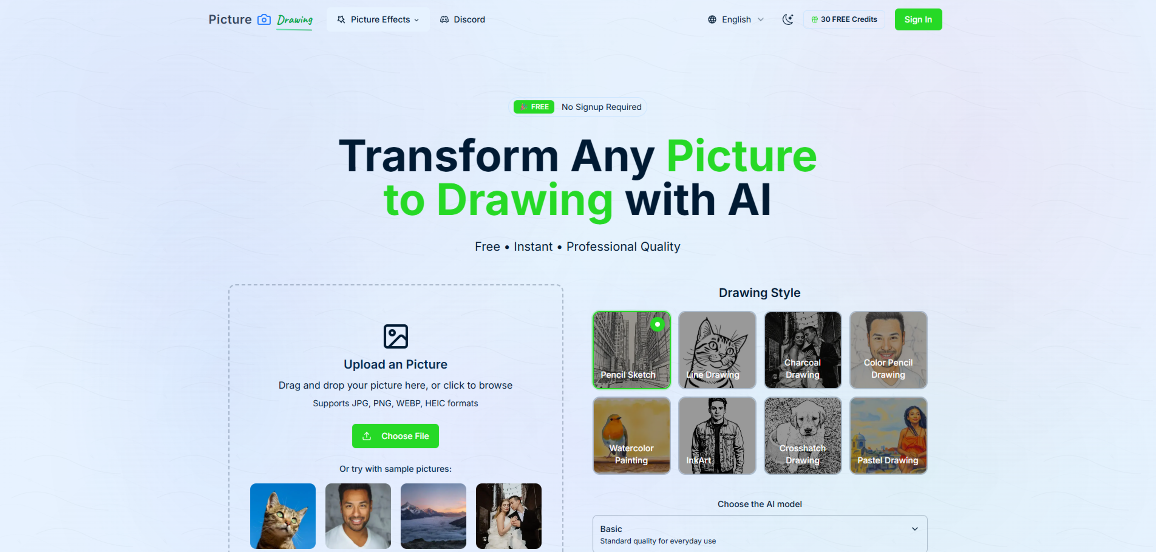 Picture to Drawing AI