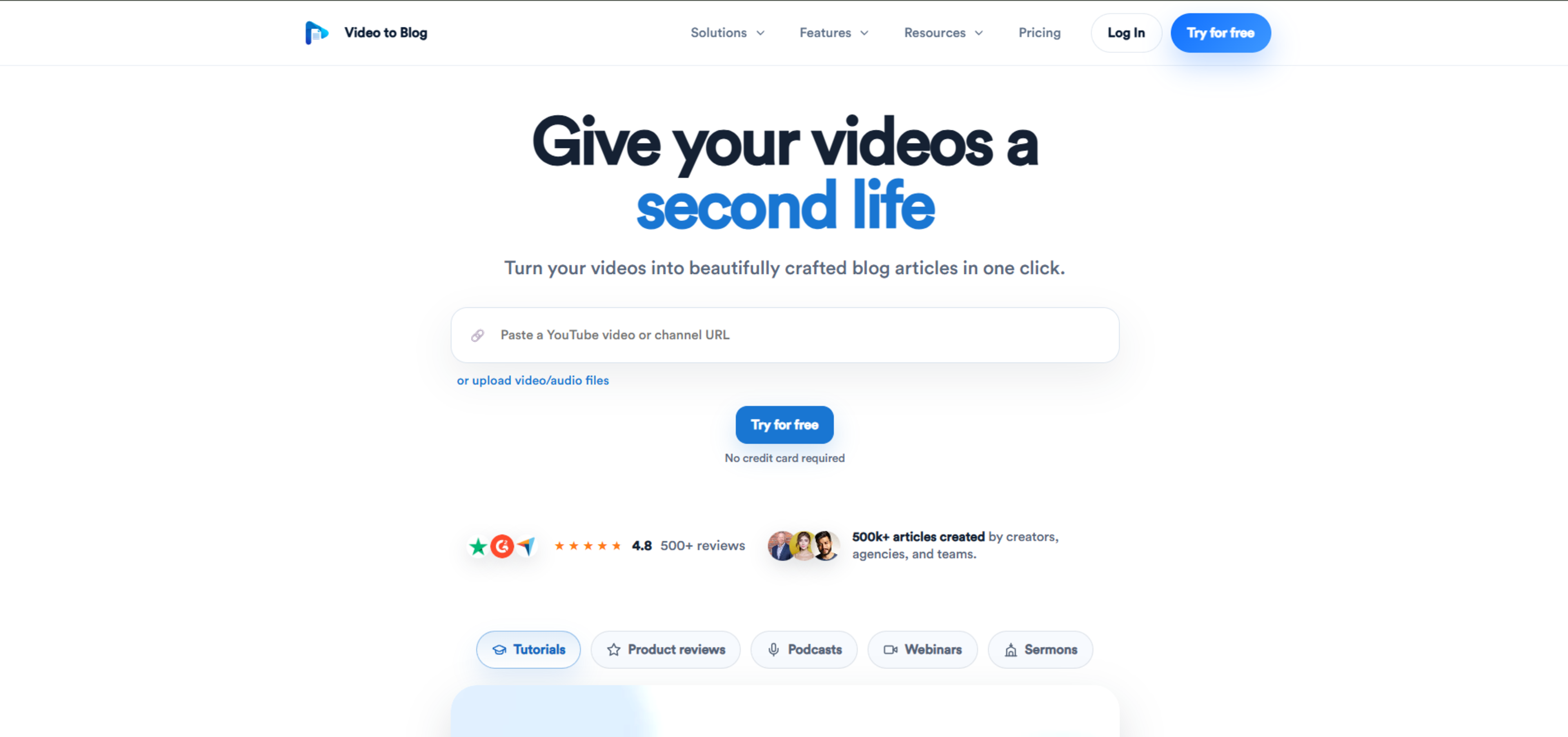 Video To Blog