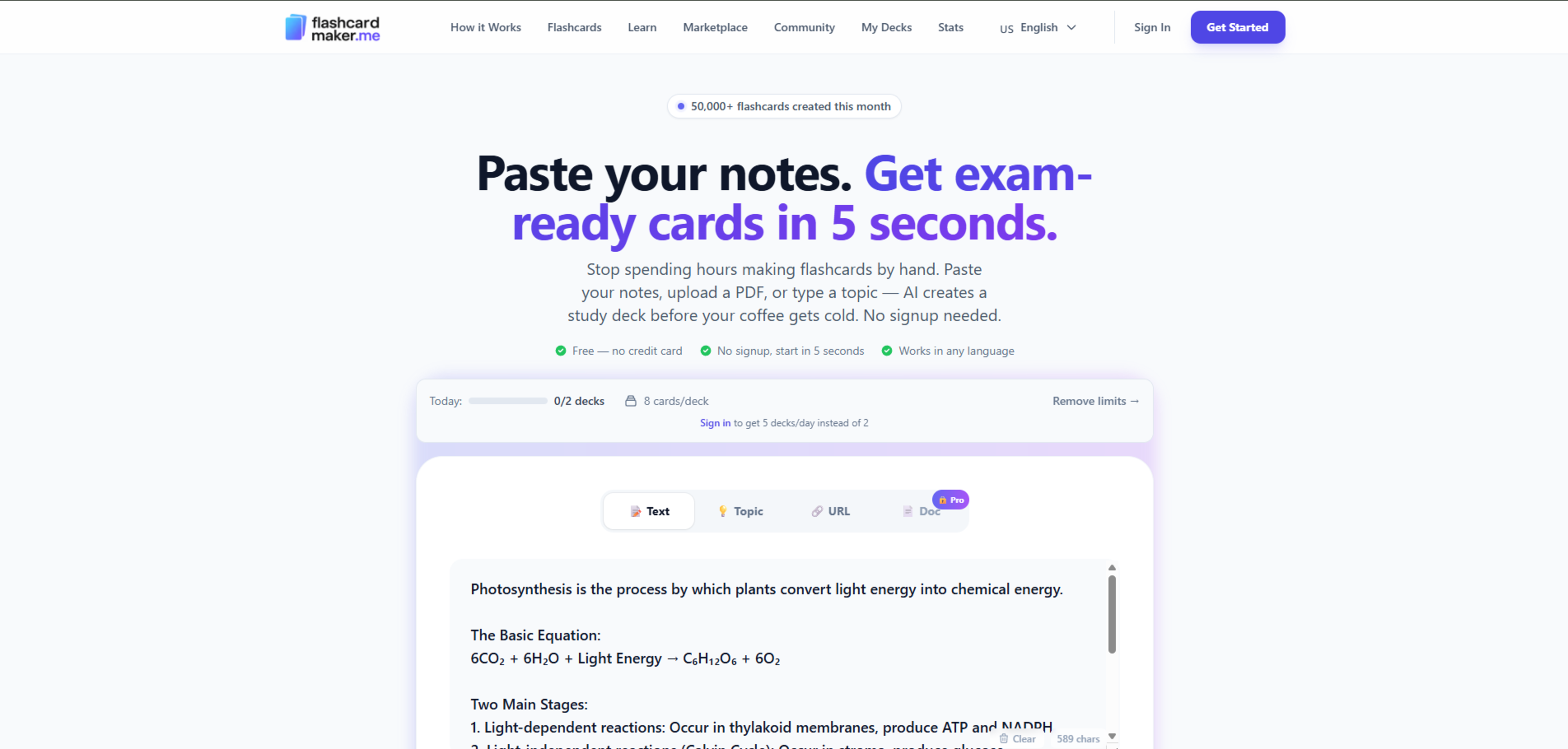 Flashcard Maker