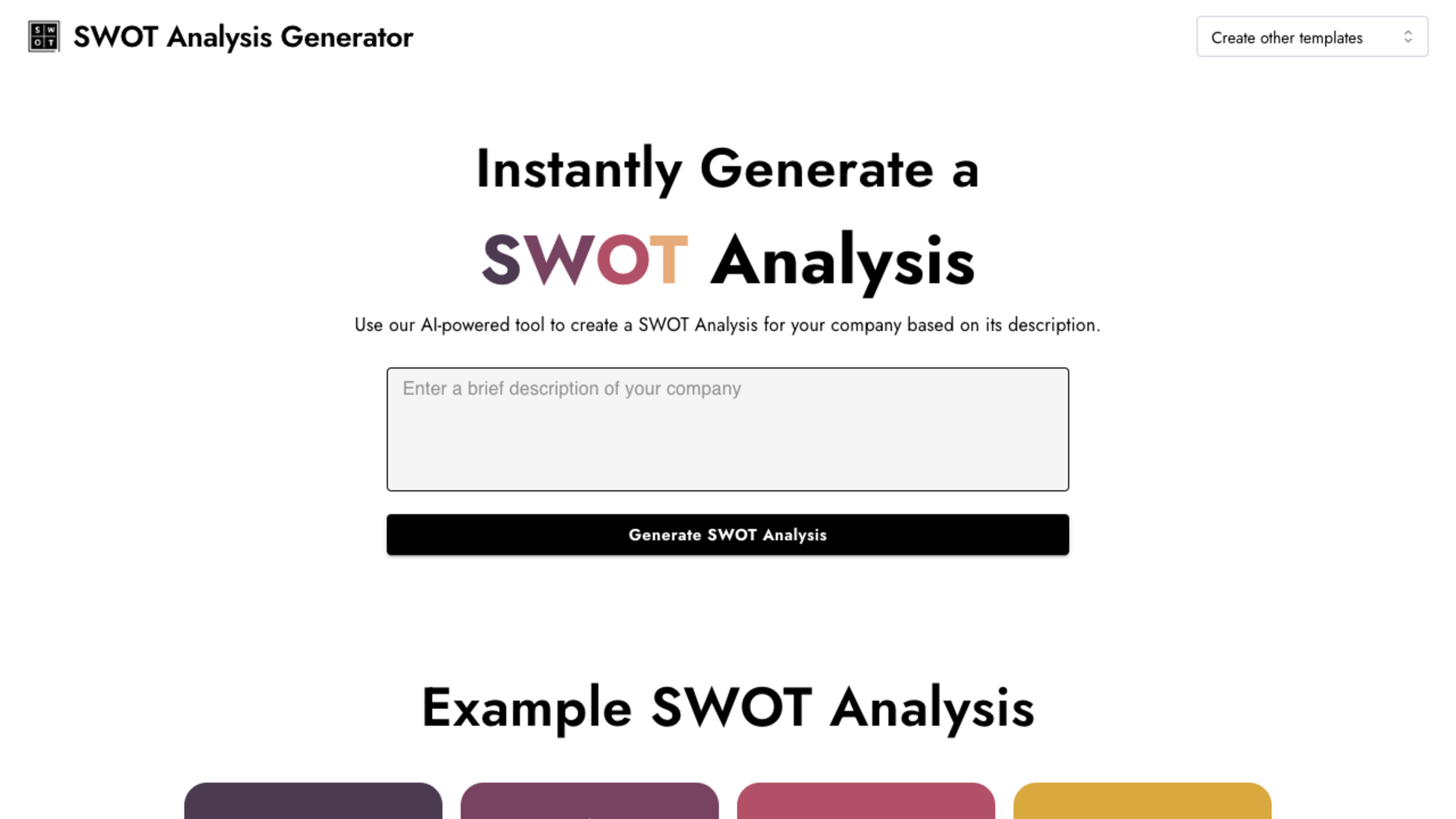 AI SWOT Analysis