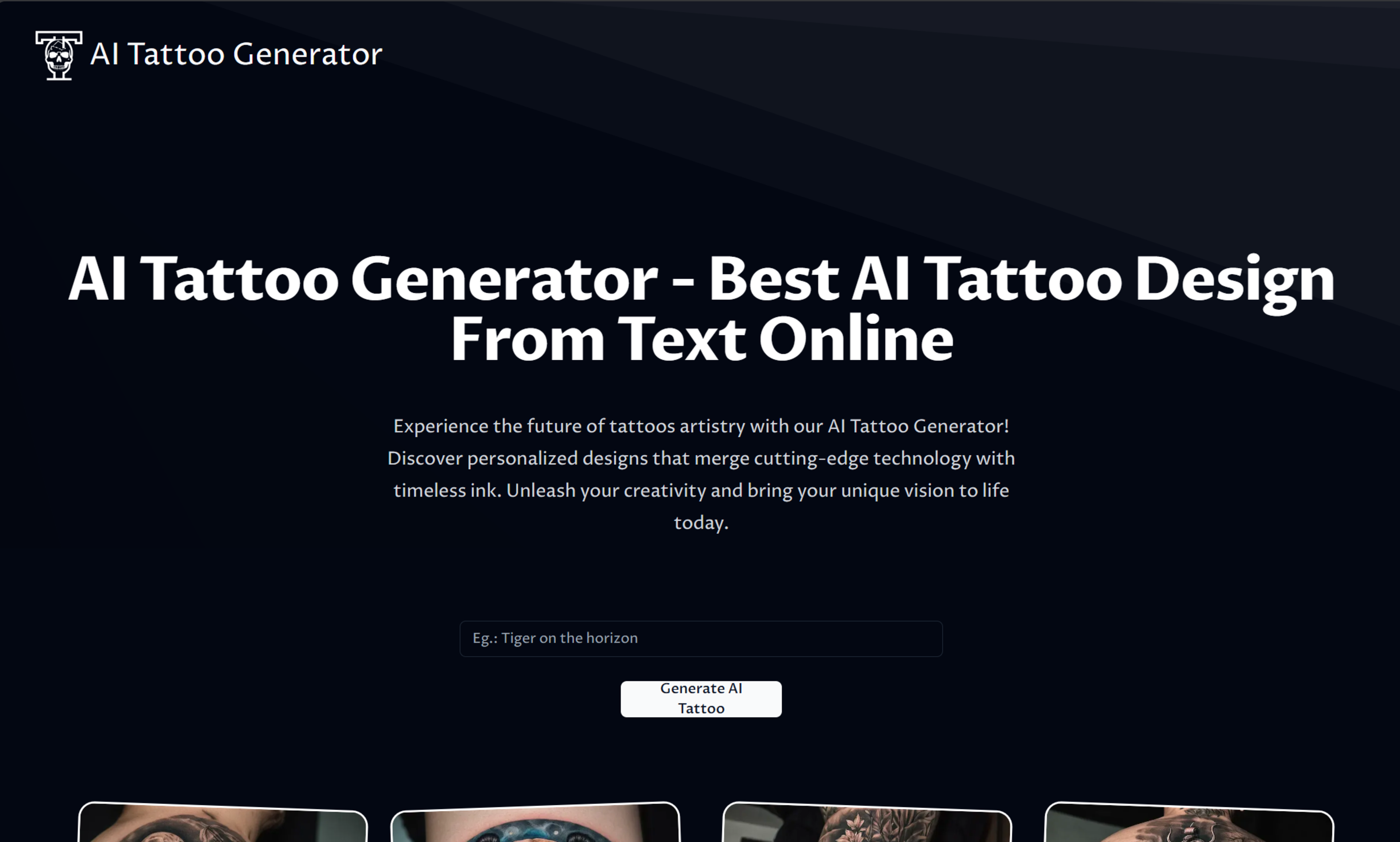 AI Tattoo Generator