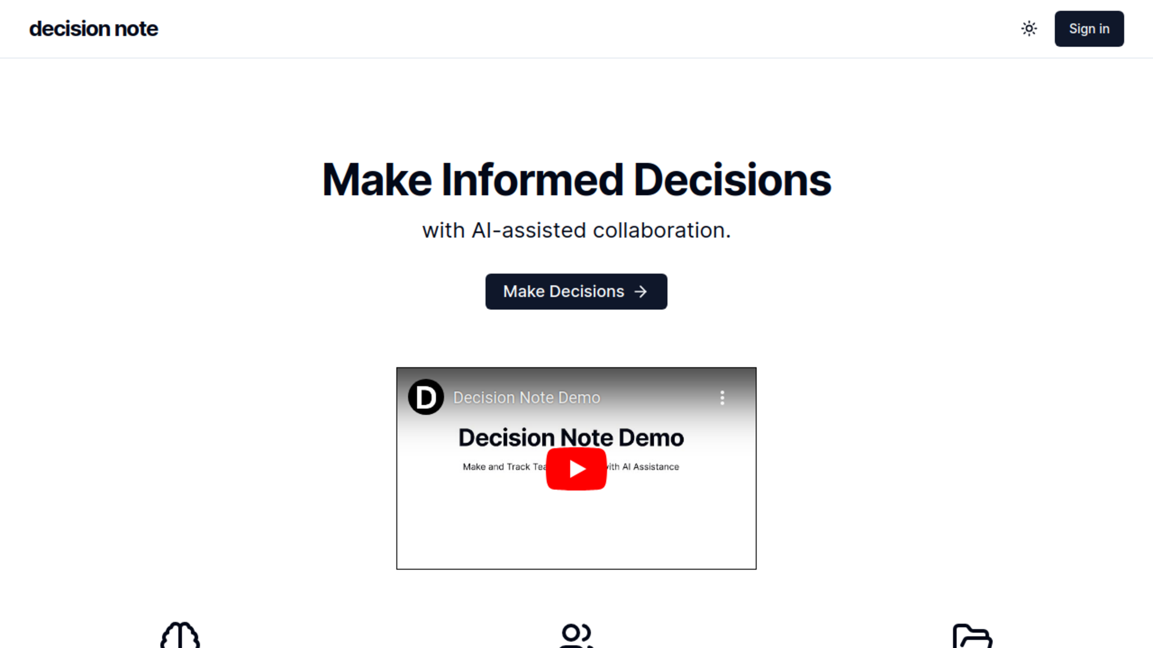 Decision Note