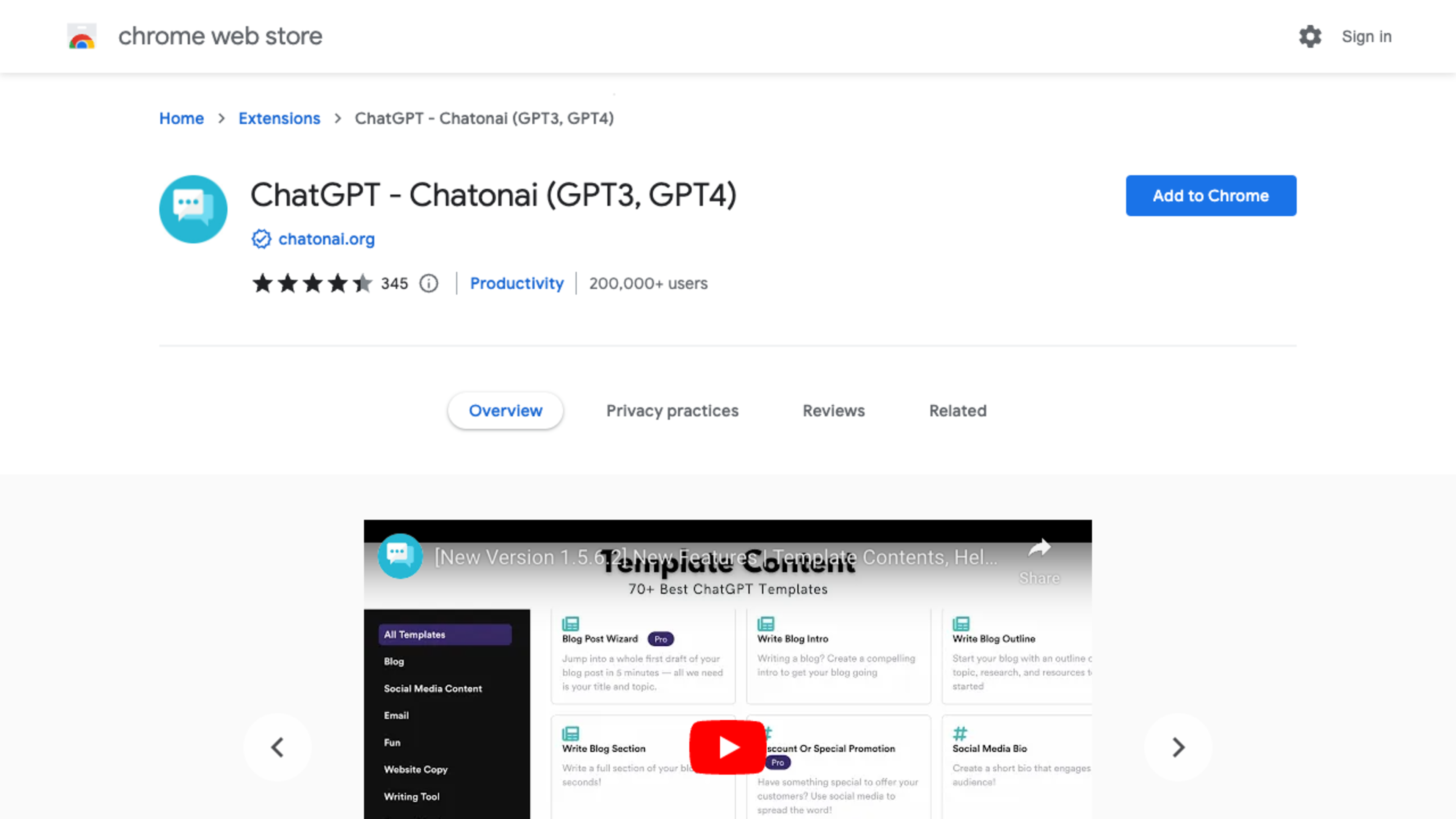 ChatGPT Chrome Extension