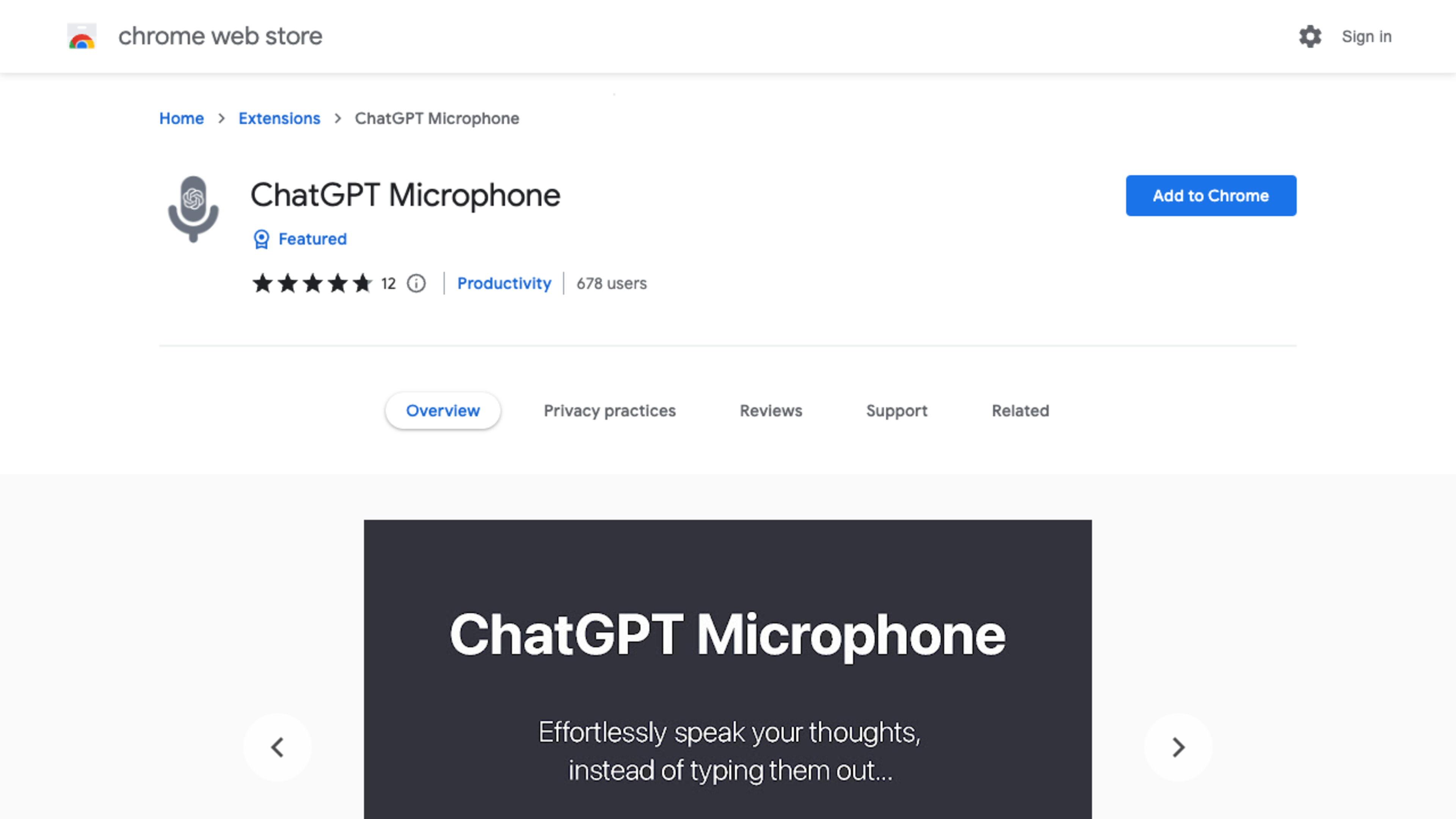 ChatGPT Microphone