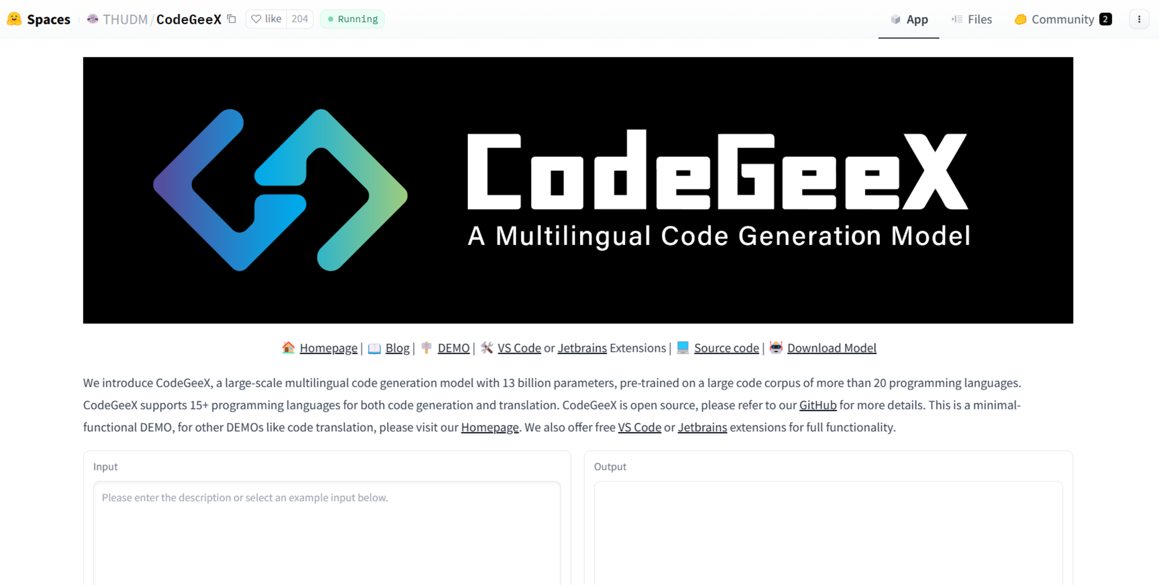 CodeGeeX