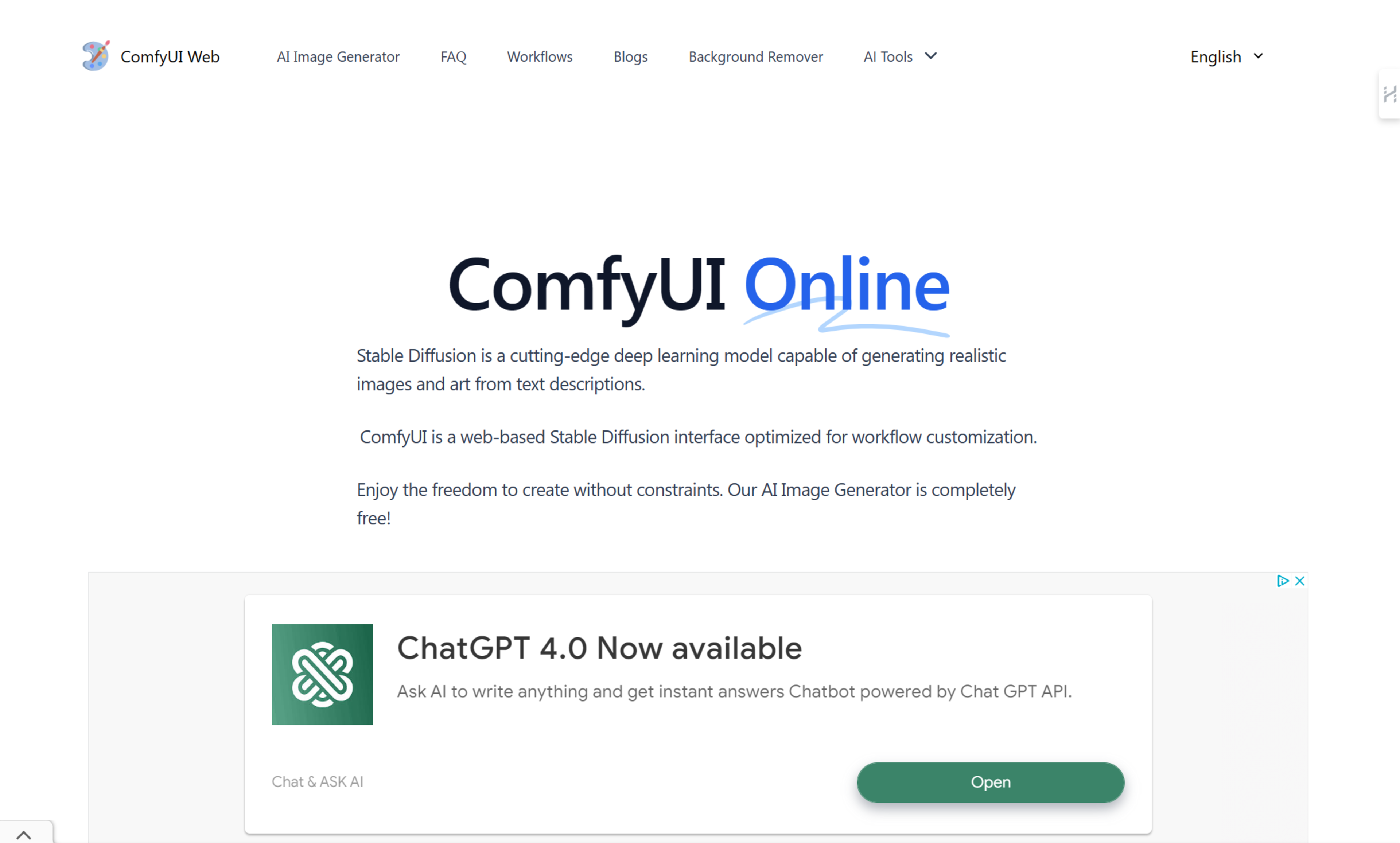 ComfyUI Web