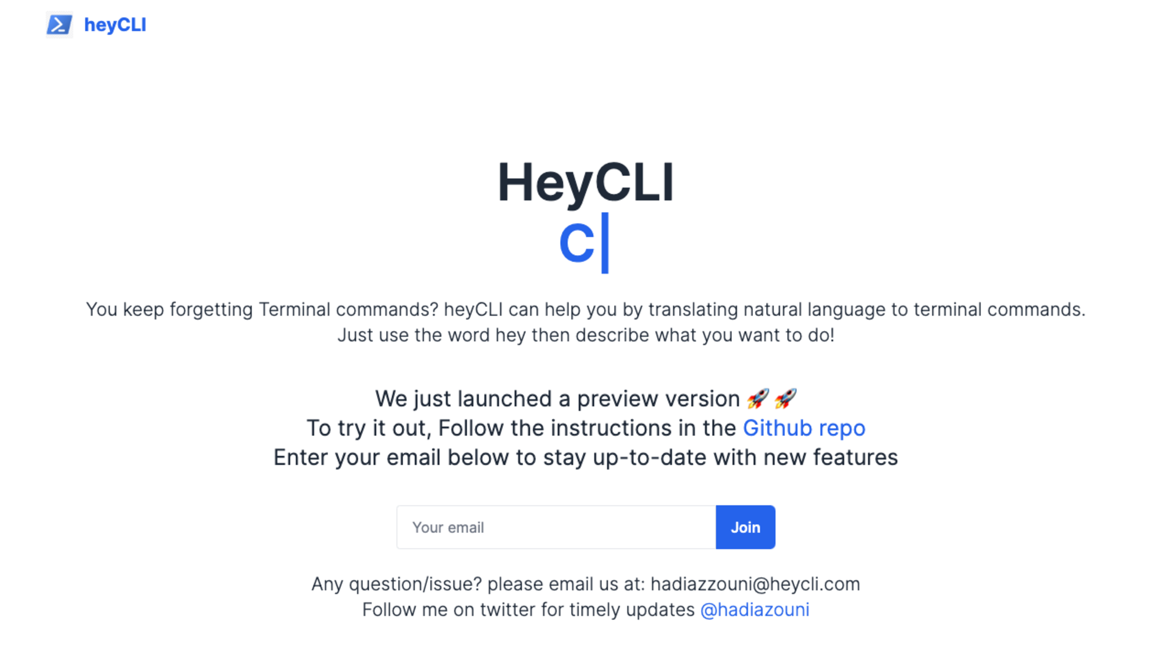 HeyCLI