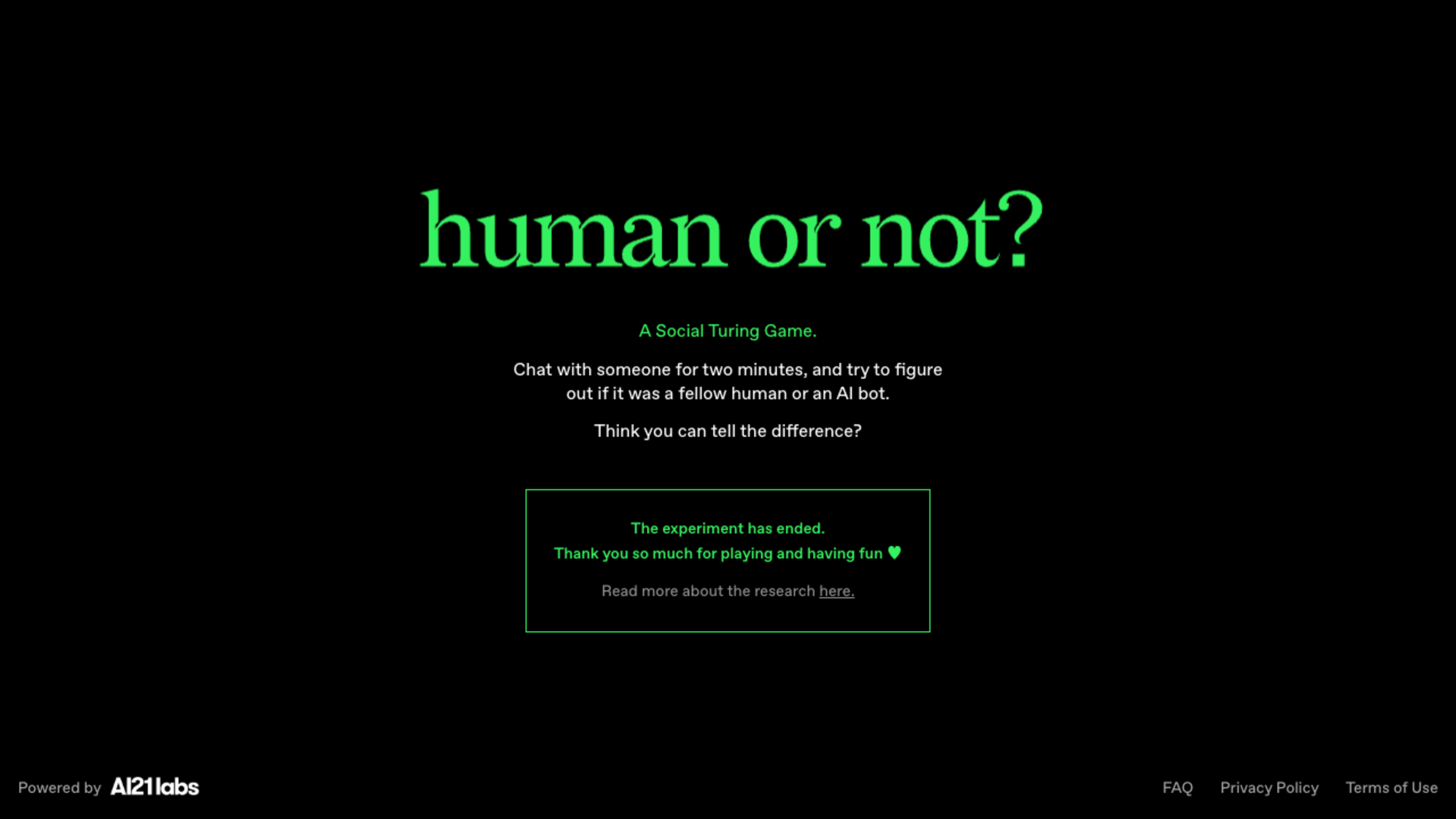 Human or Not