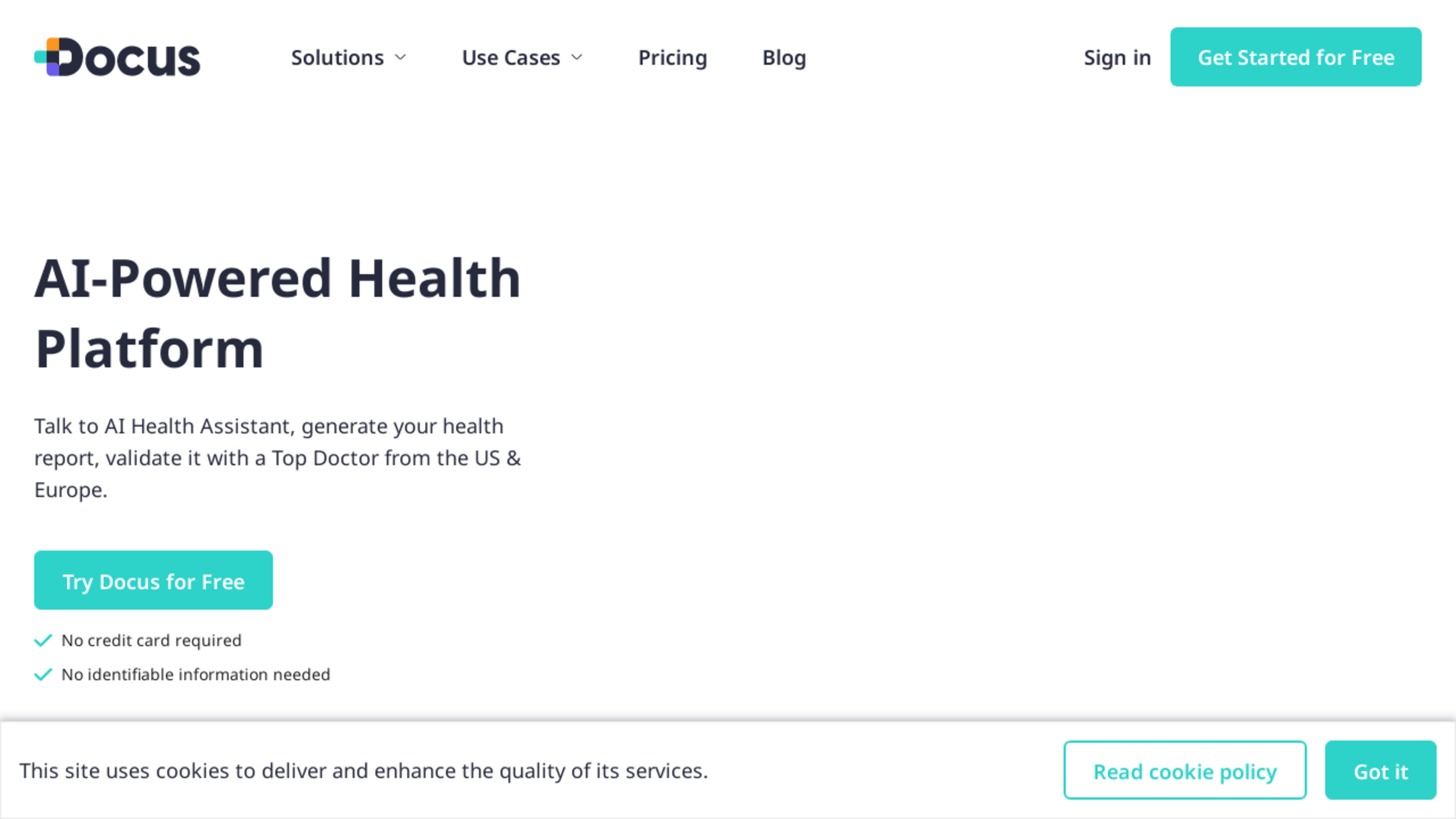 Docus AI Health Assistant