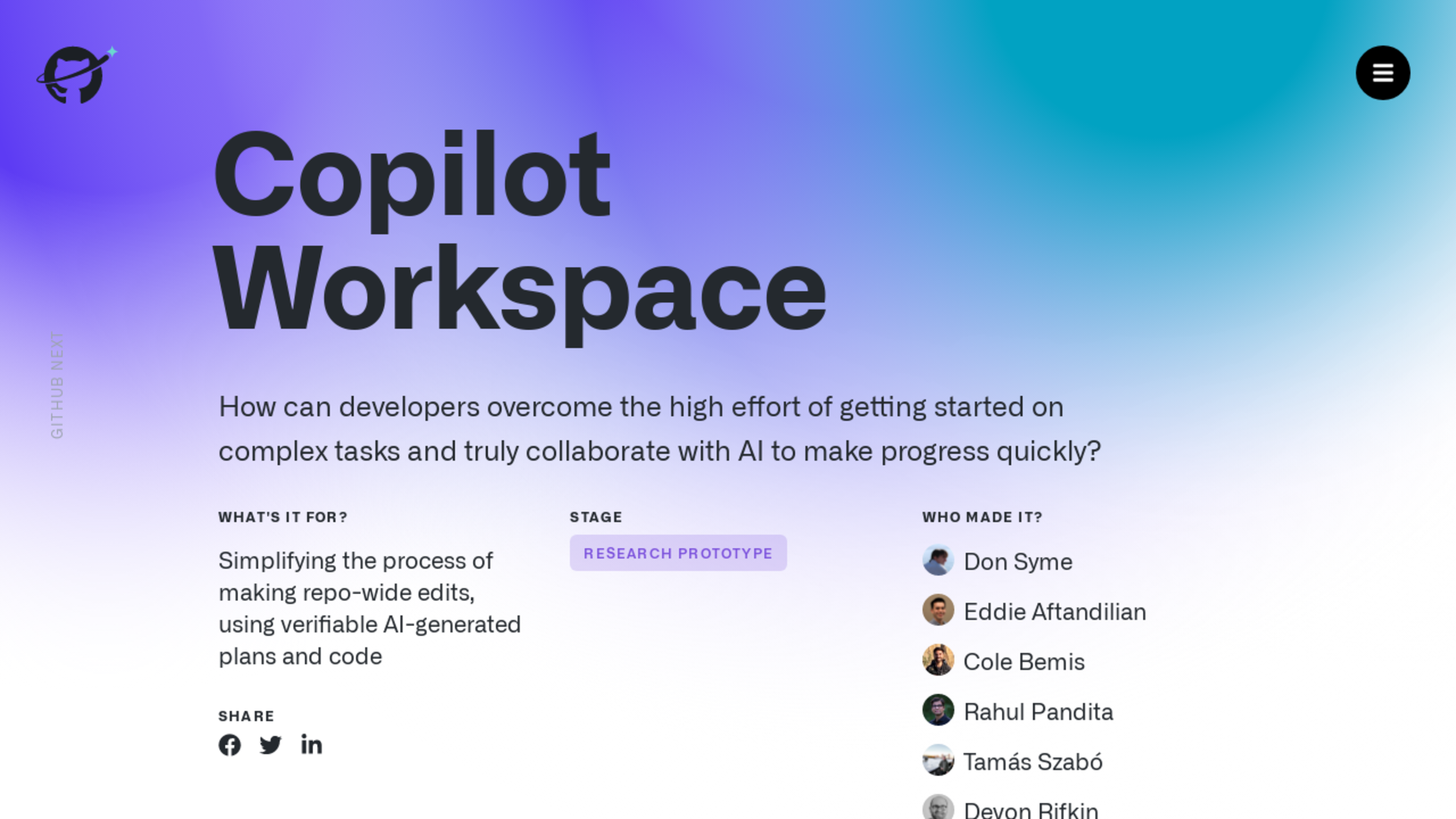 GitHub Copilot Workspace