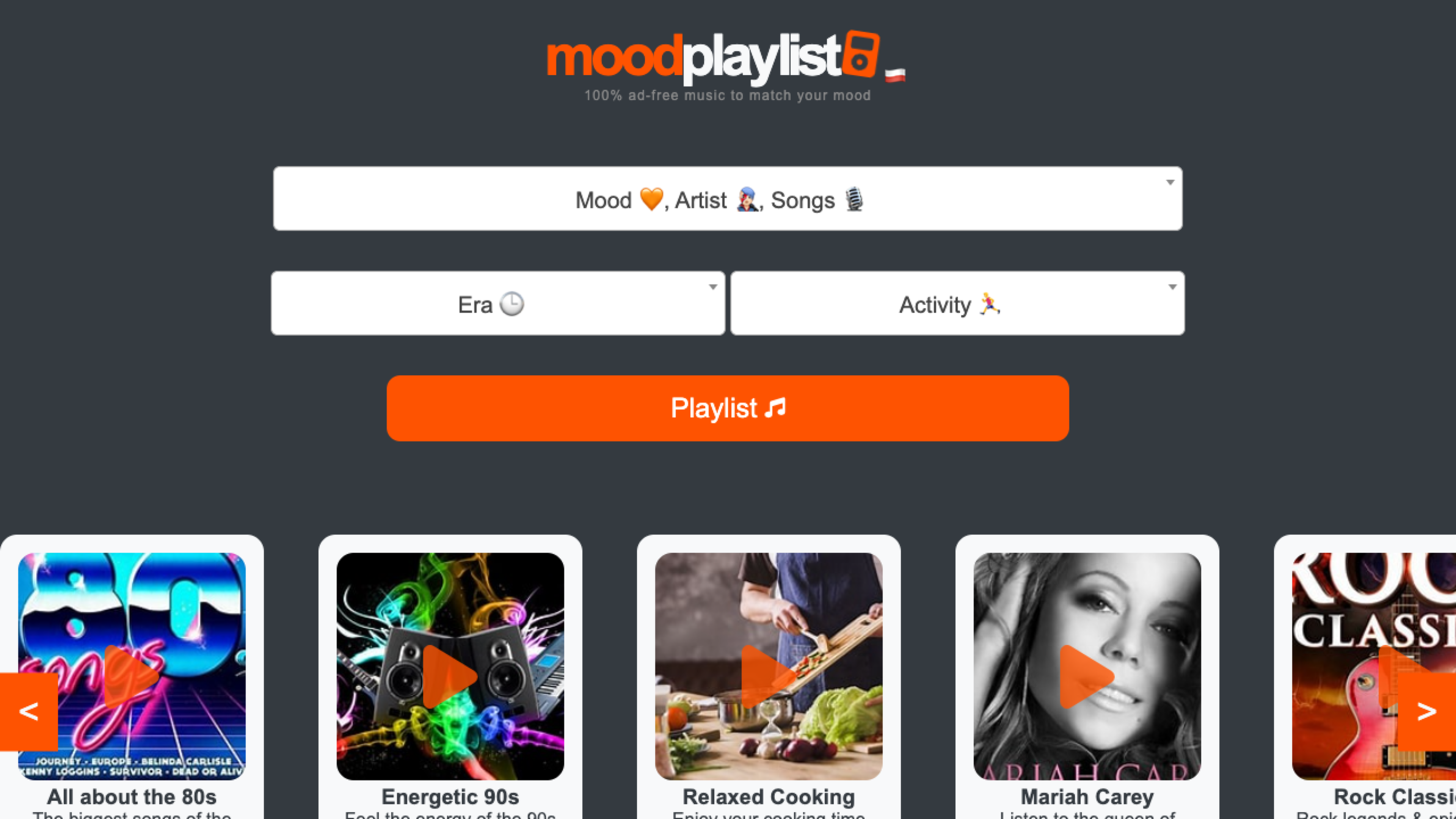 Moodplaylist.com