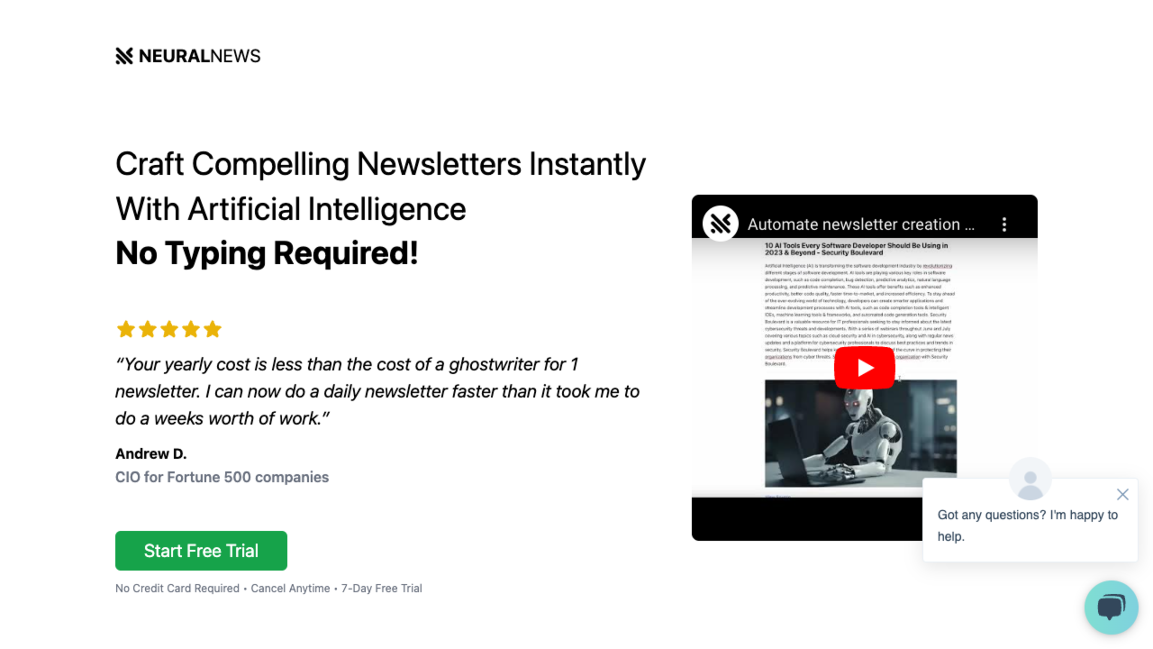 Neural Newsletters