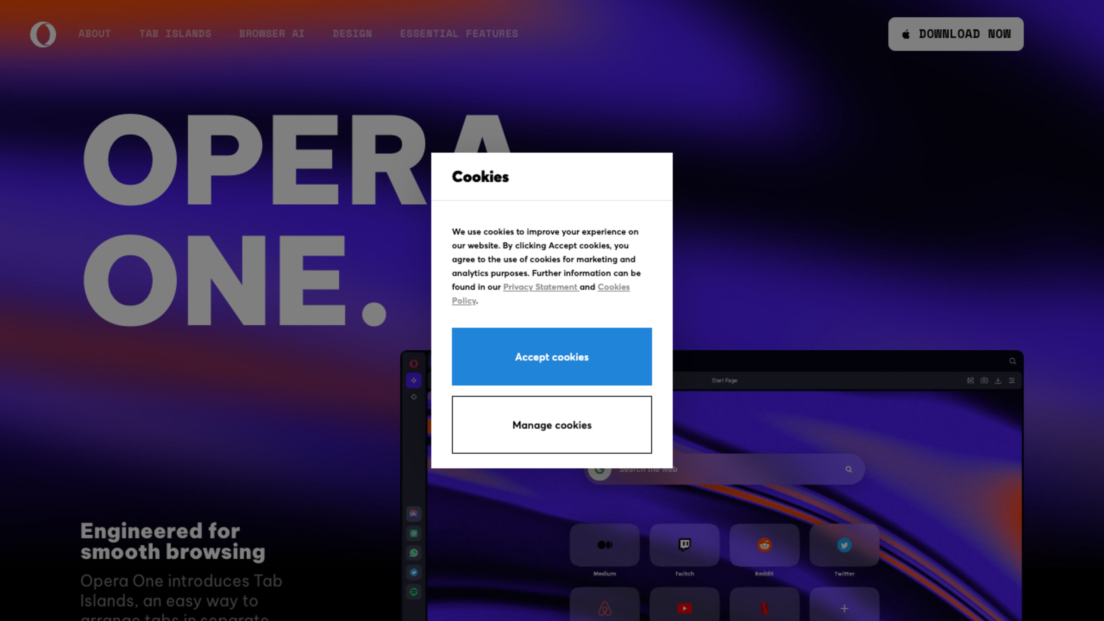 Opera One Browser