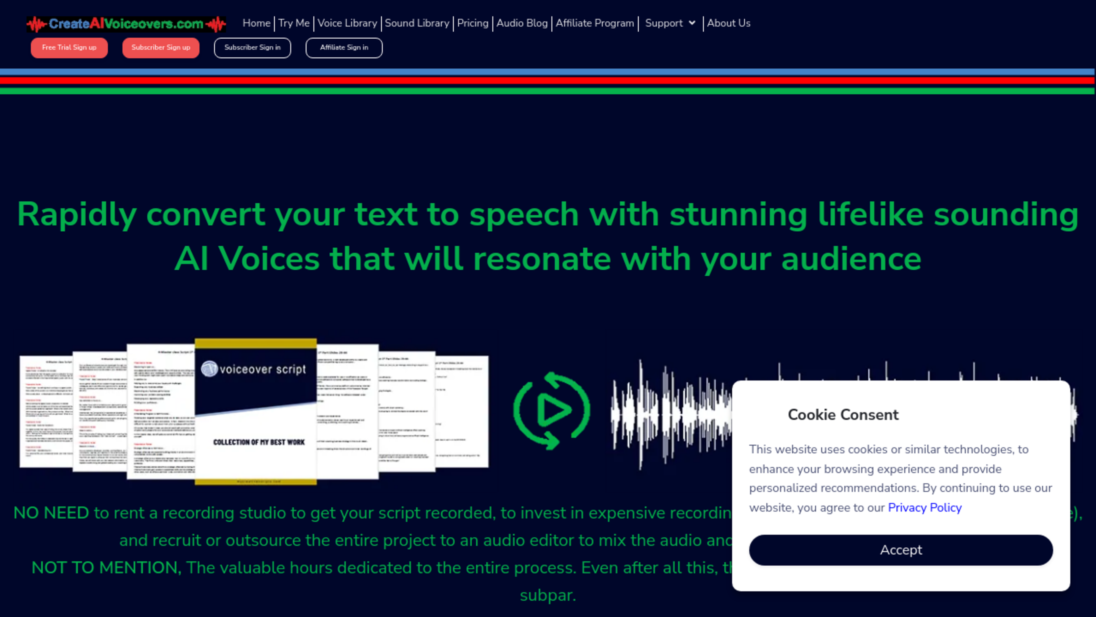 Create AI Voiceovers