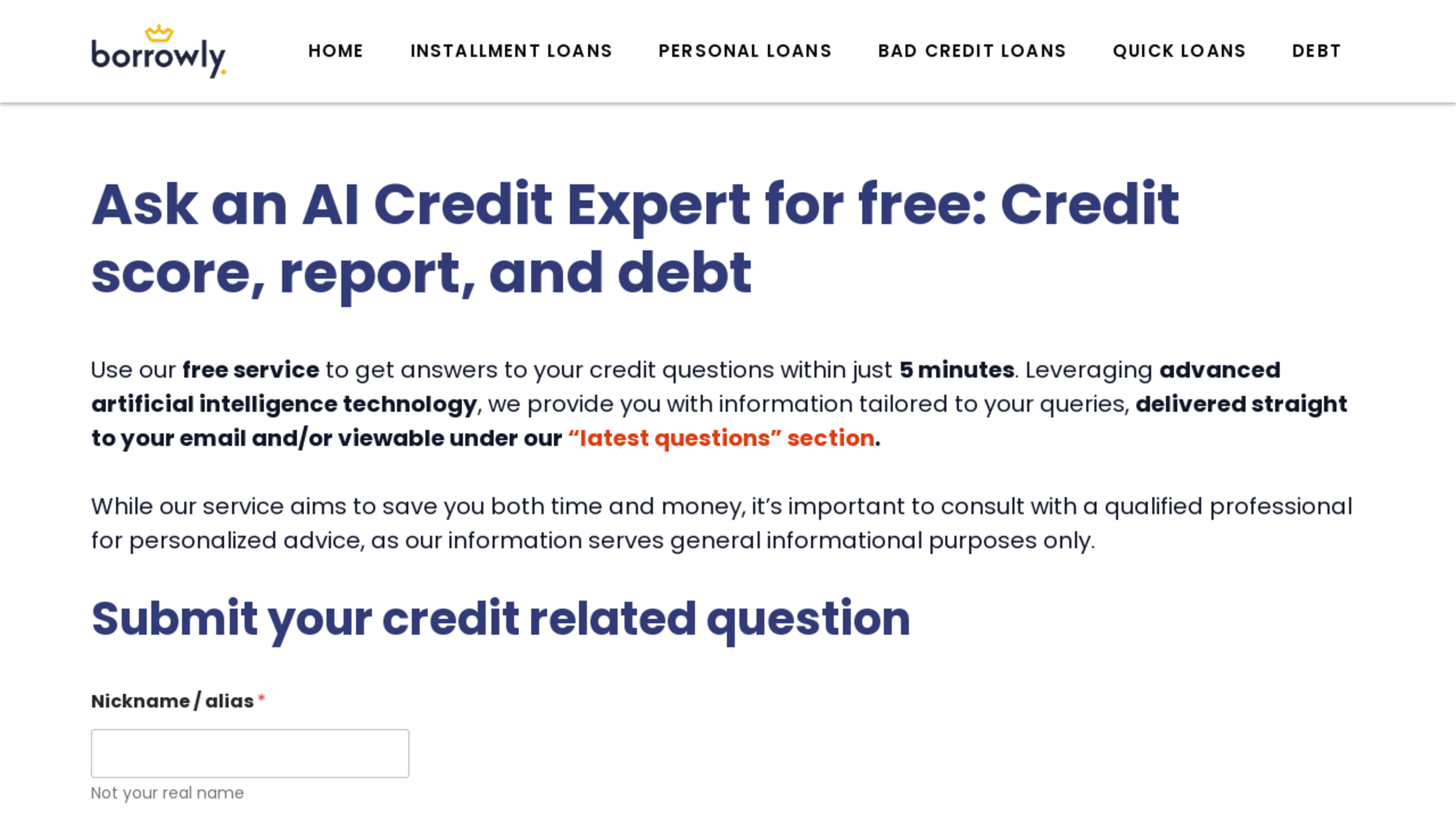 Ask an AI Credit Expert