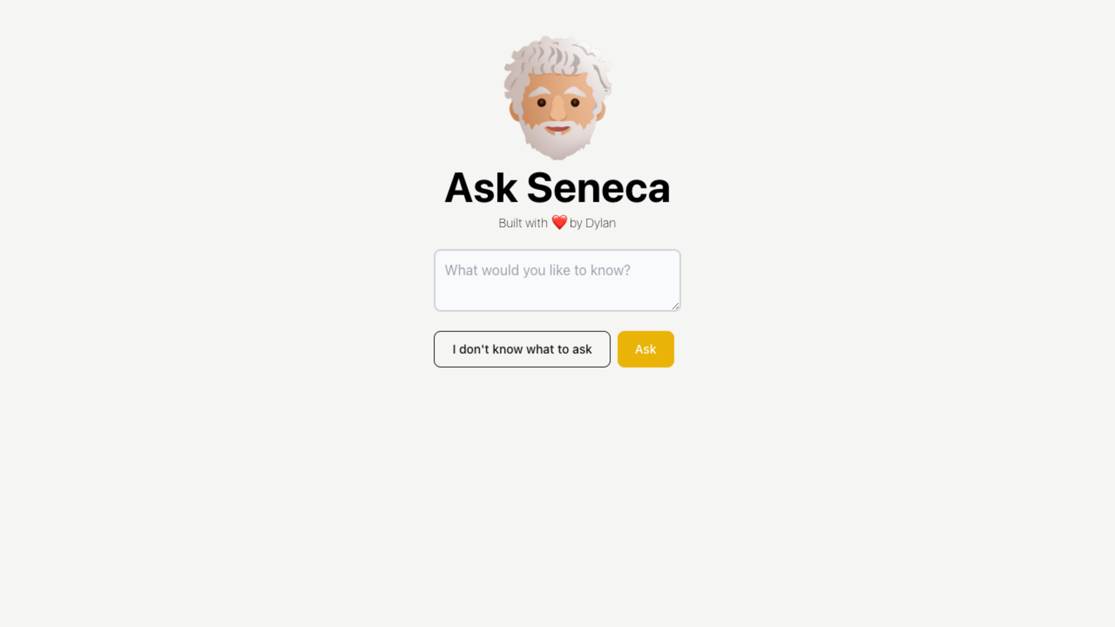 Ask Seneca