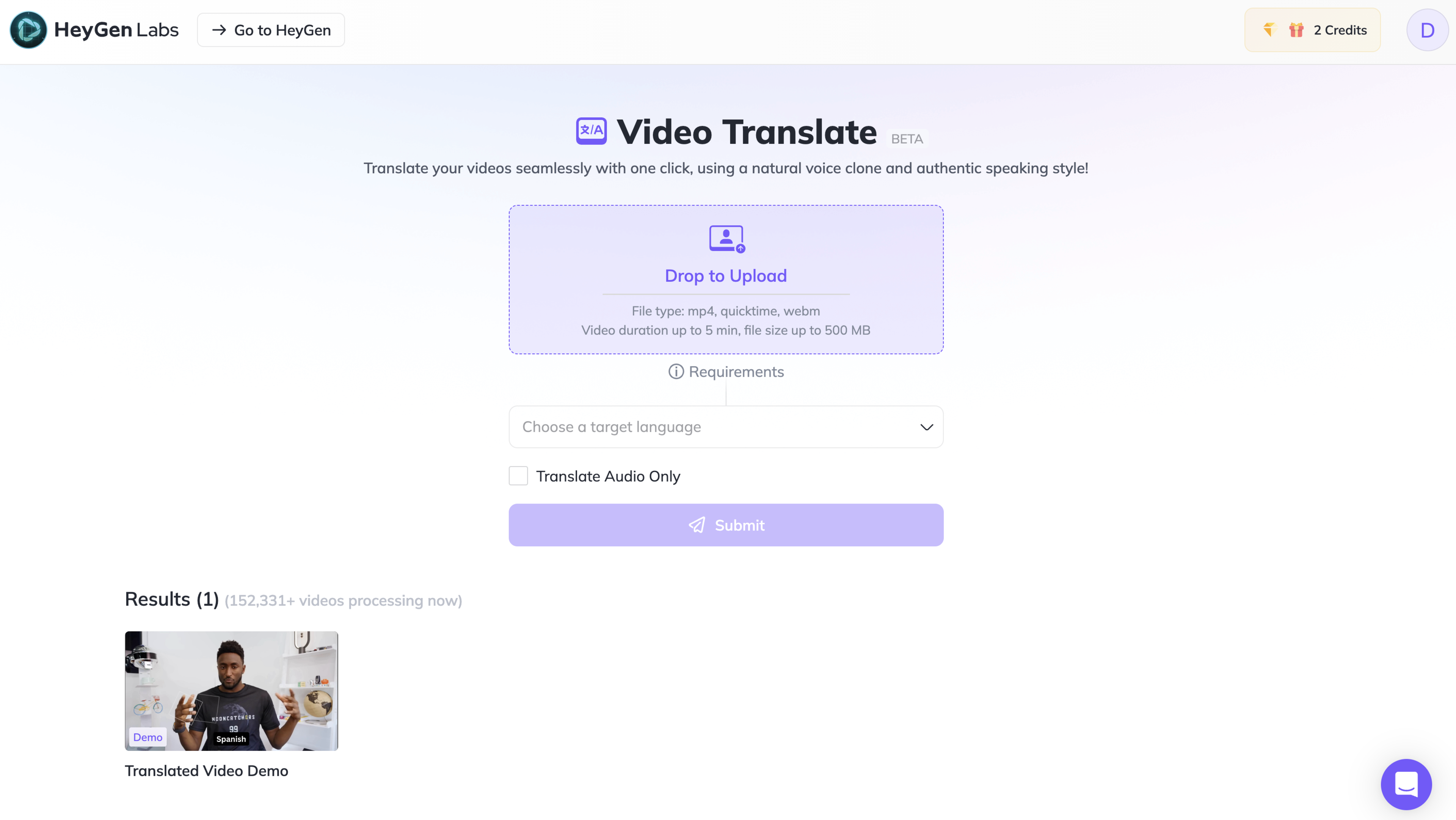 HeyGen Video Translare