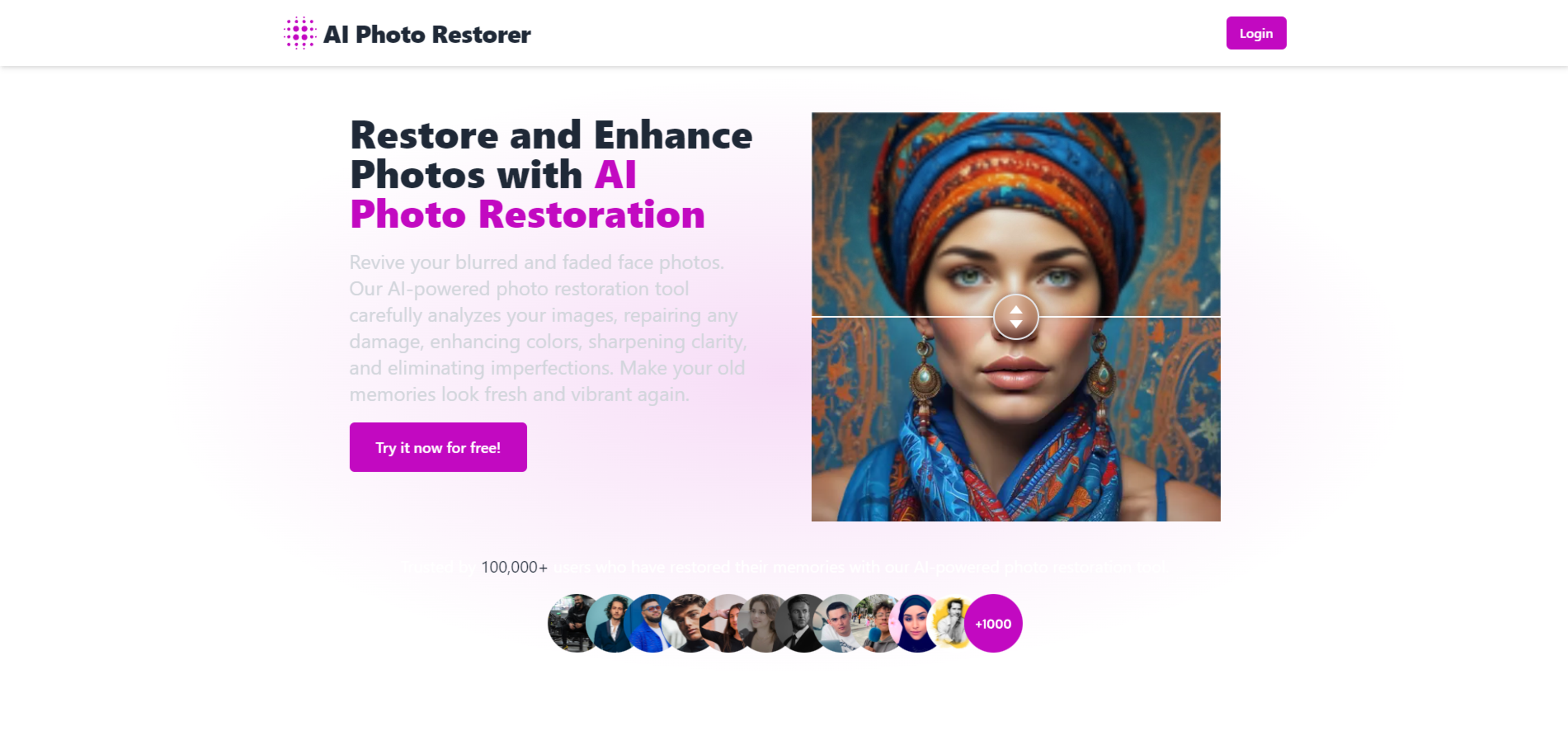 AI Photo Restorer