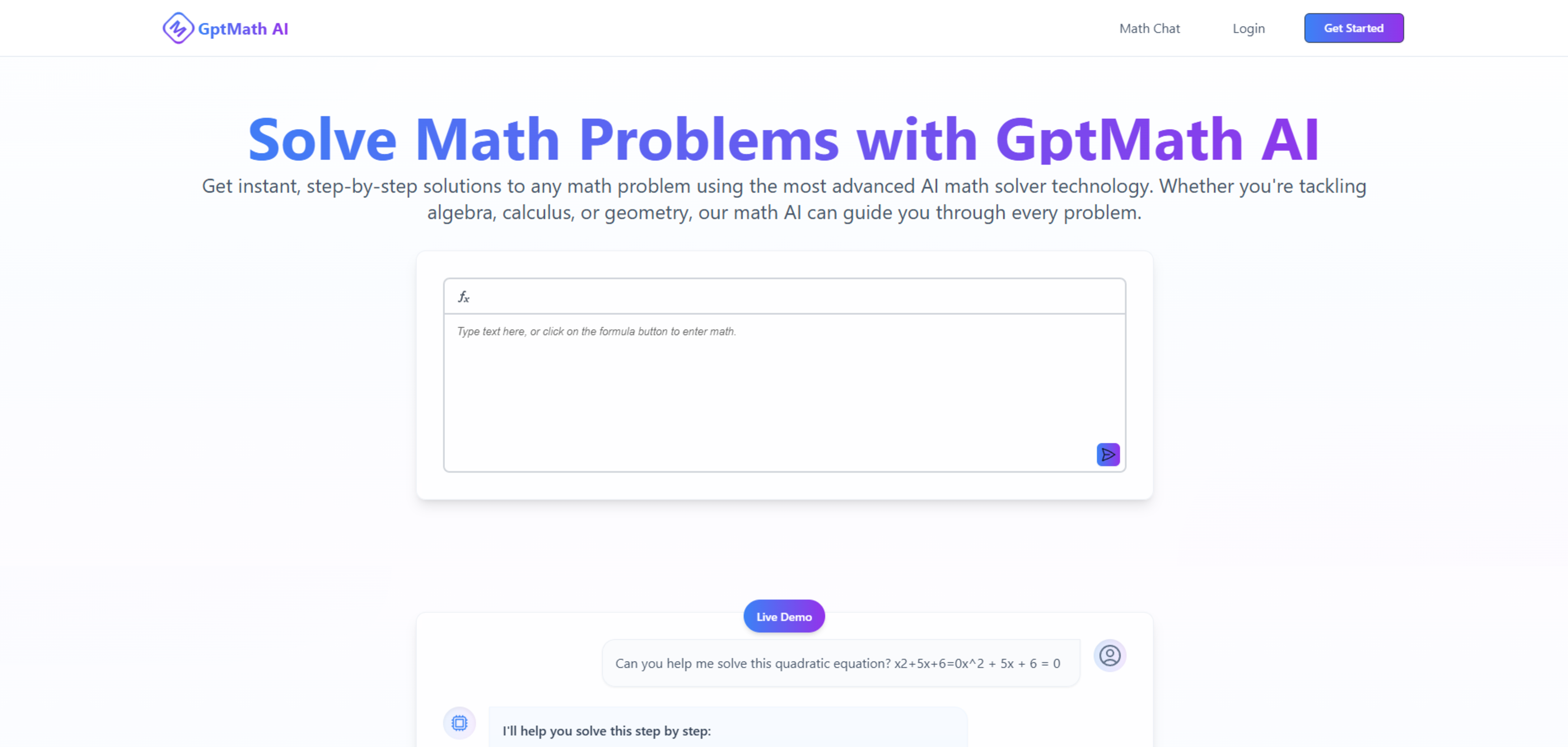GptMath AI