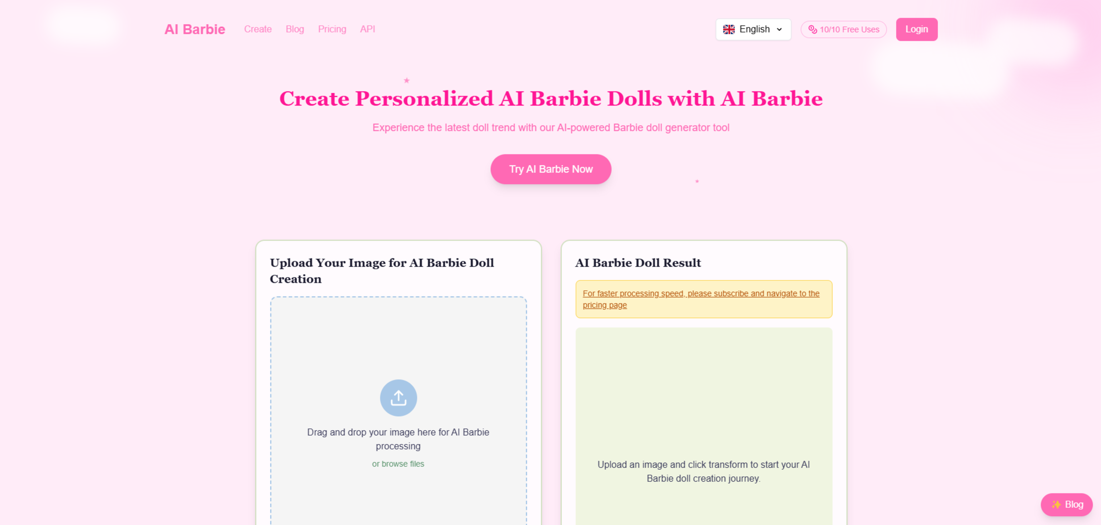 AI Barbie Doll Generator