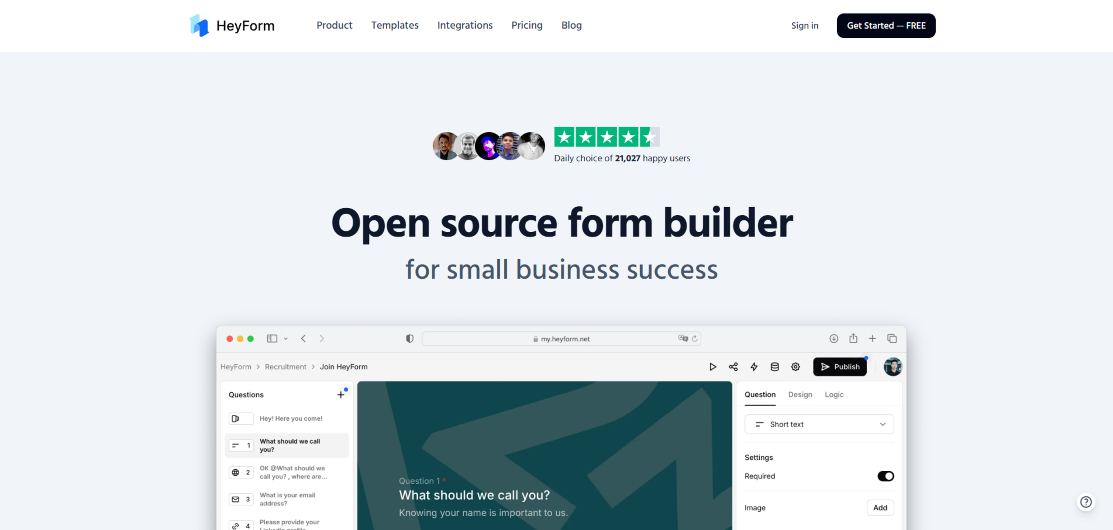 HeyForm