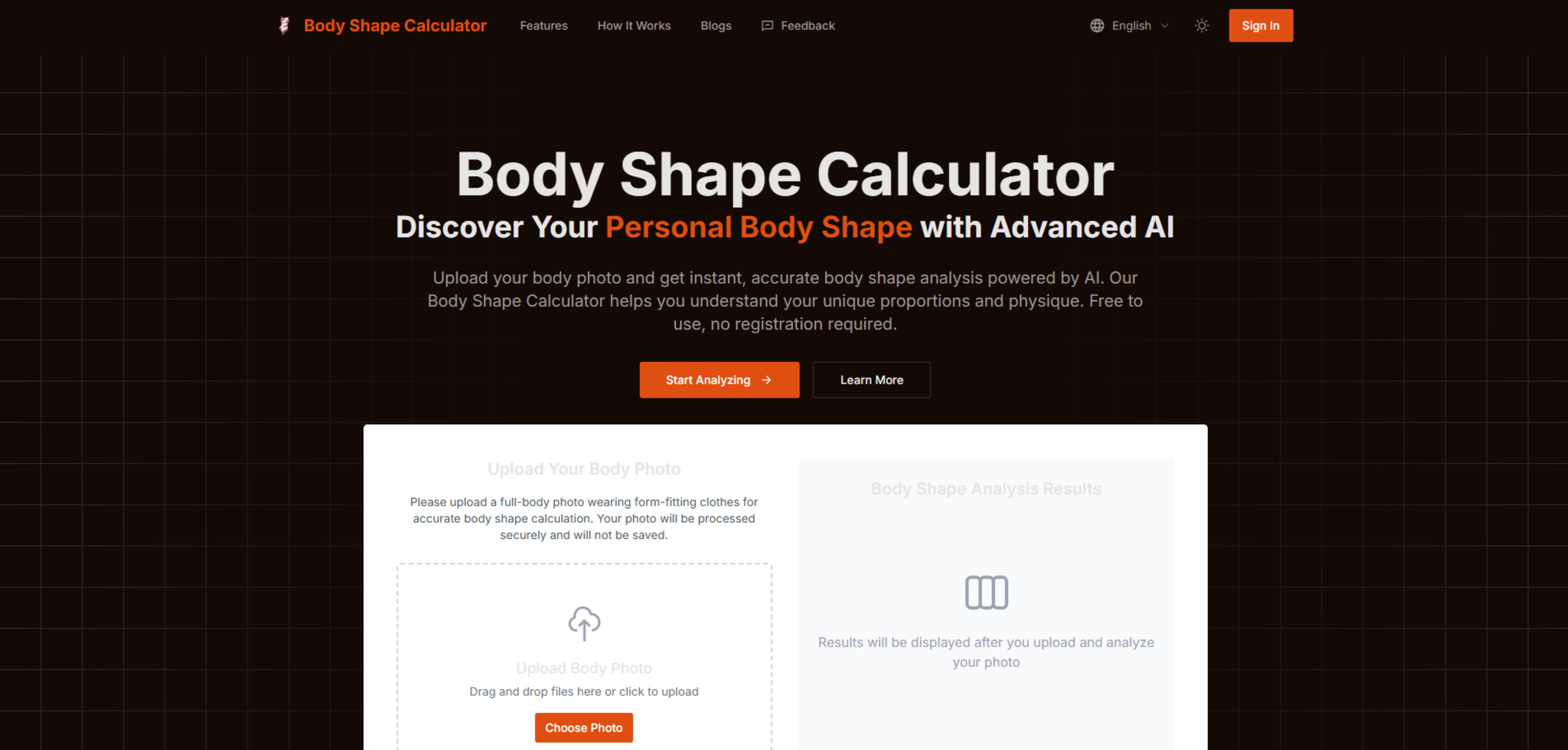 Body Shape Calculator