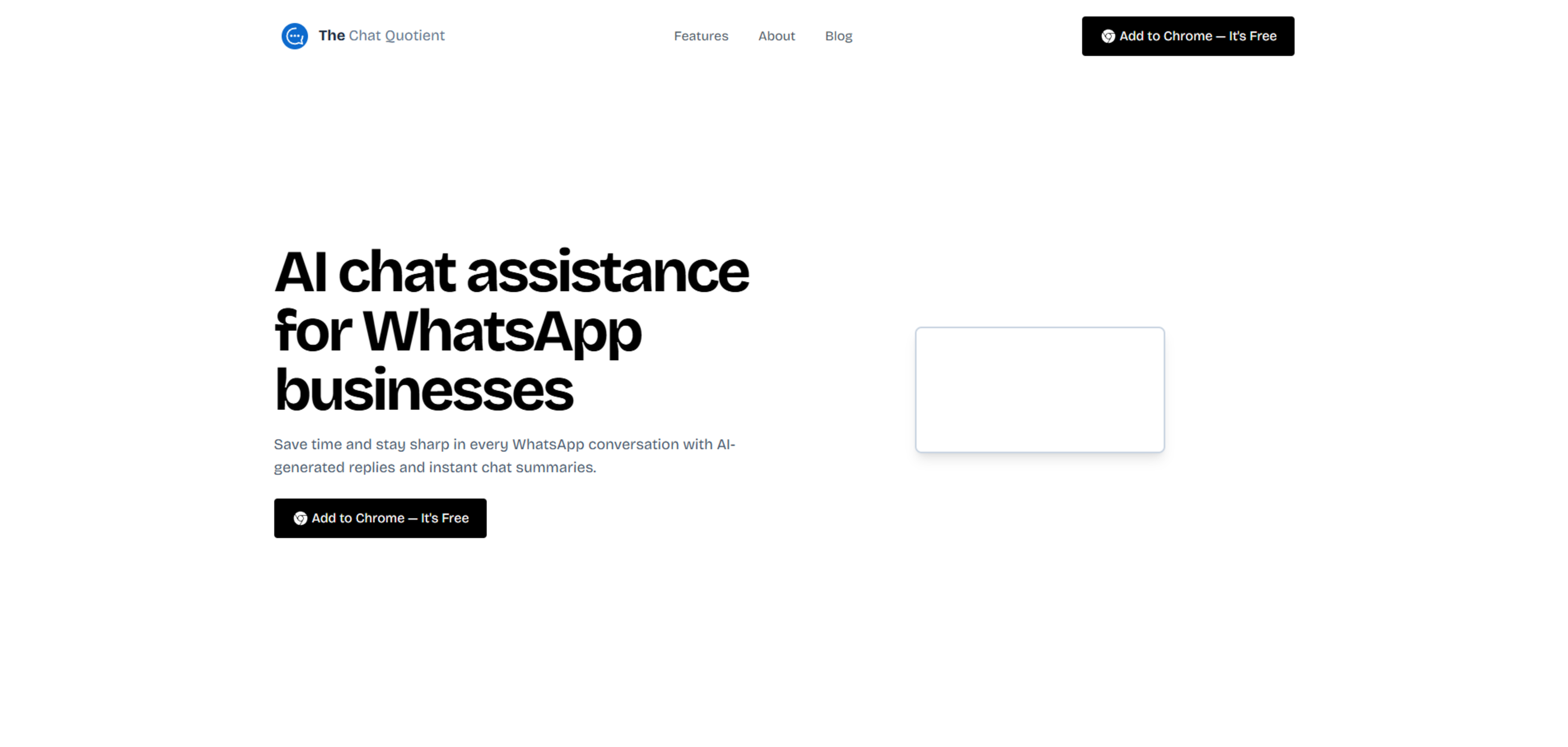 The Chat Quotient