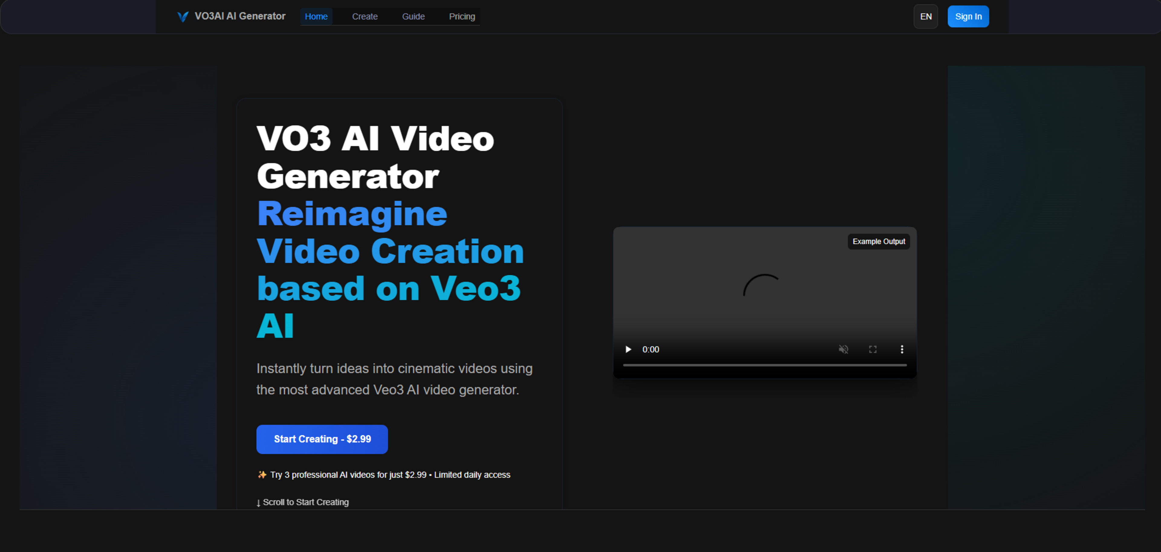 VO3 AI Video Generator
