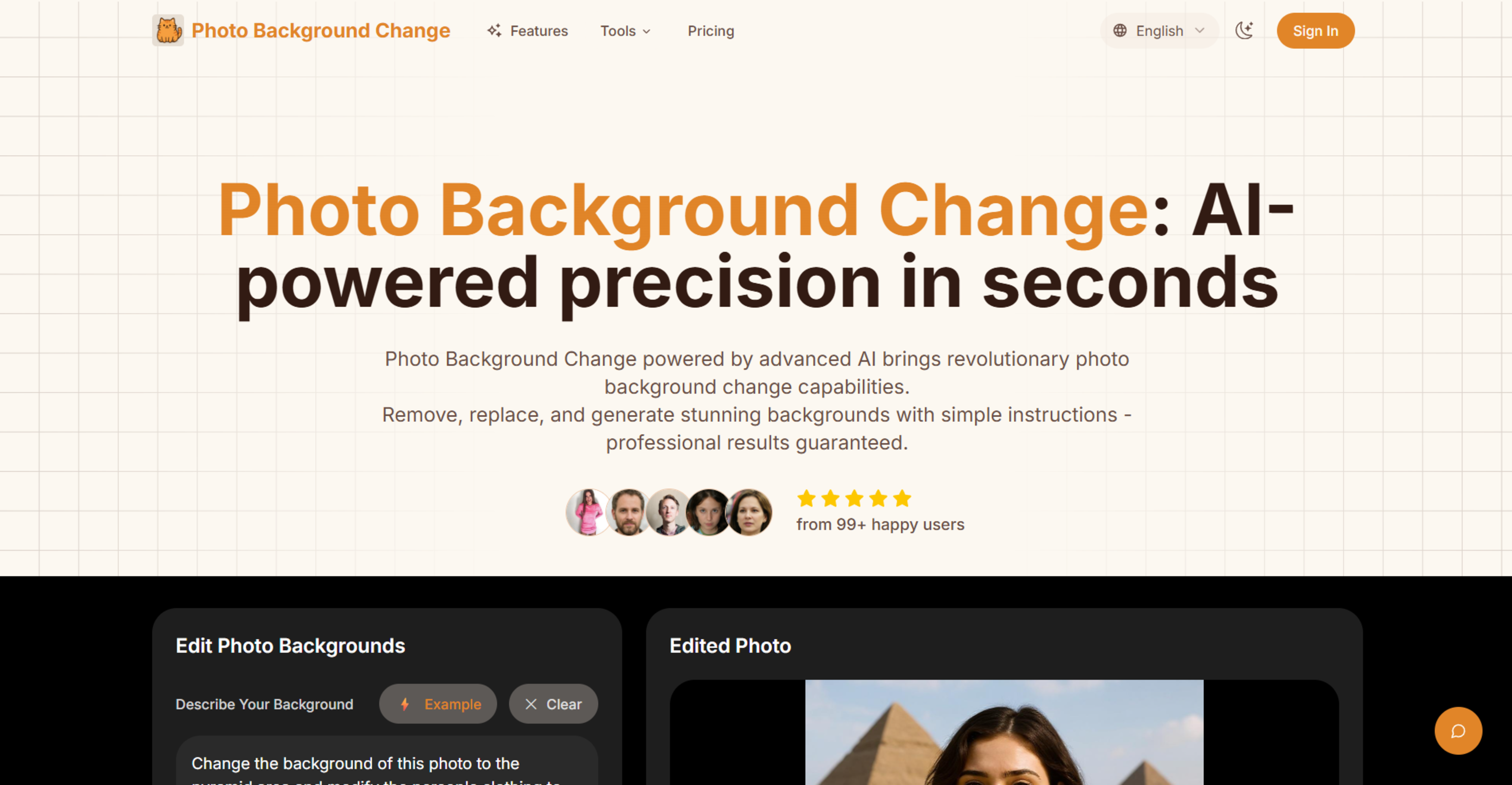 Photo Background Change