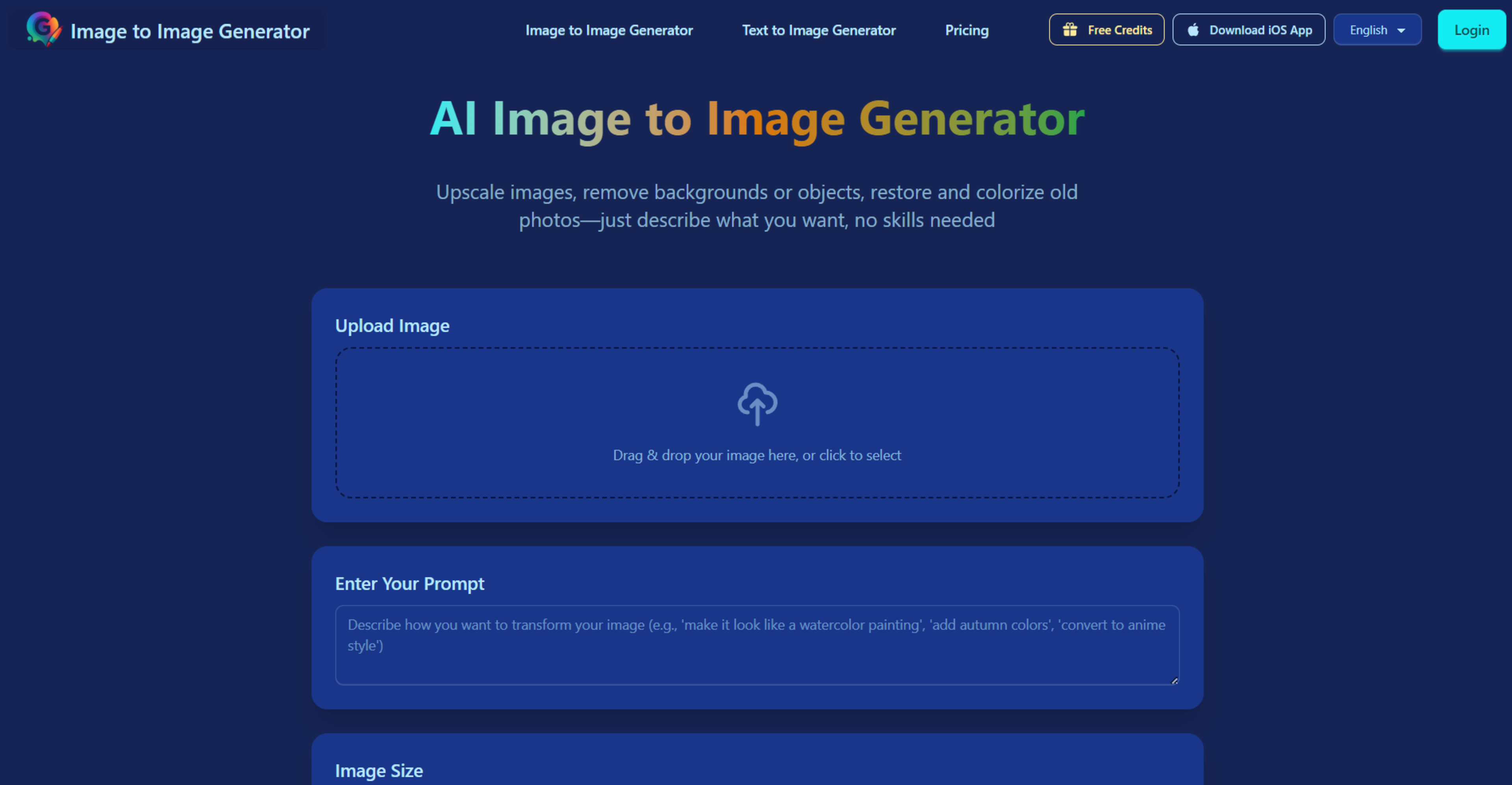 AI Image to Image Generator
