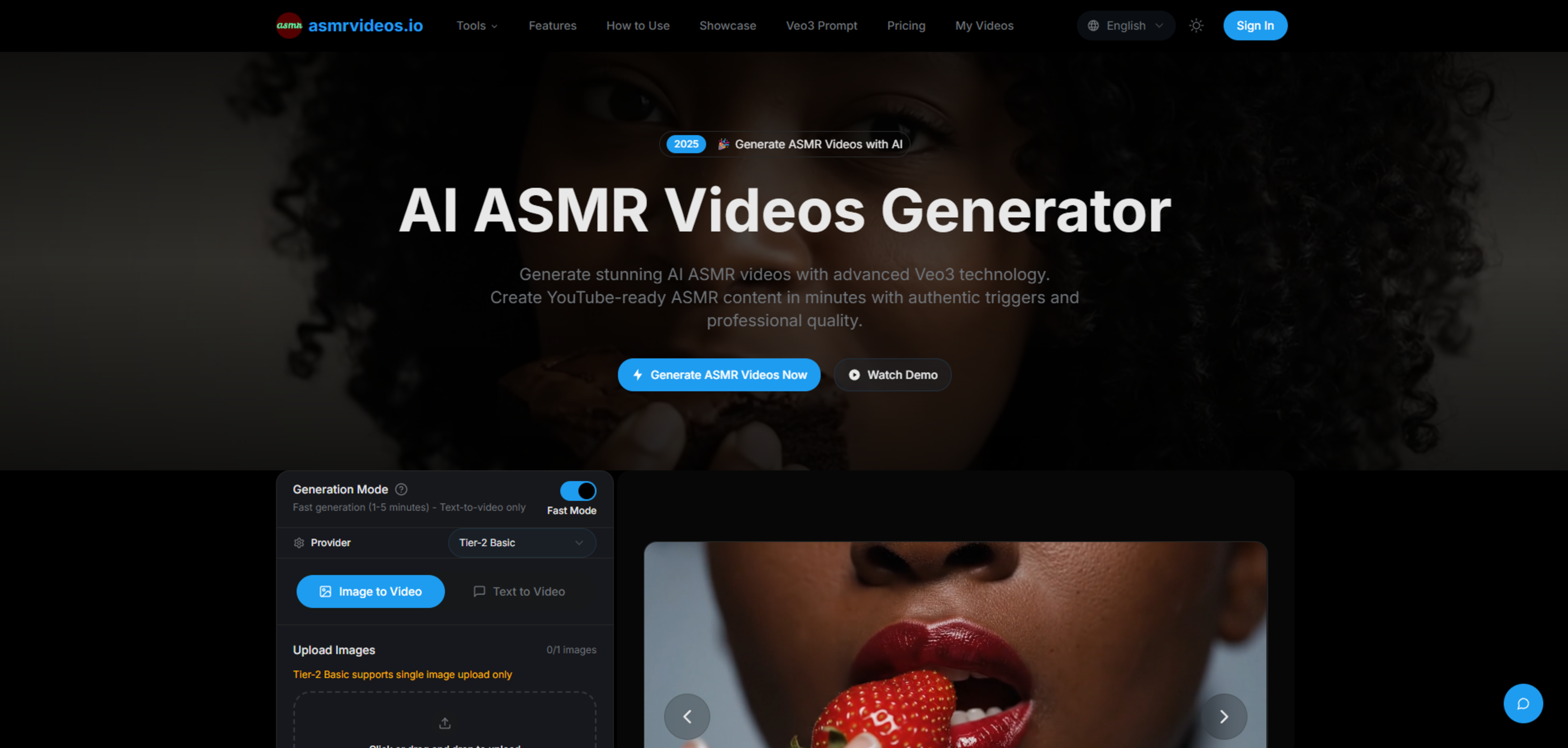 AI ASMR Videos Generator