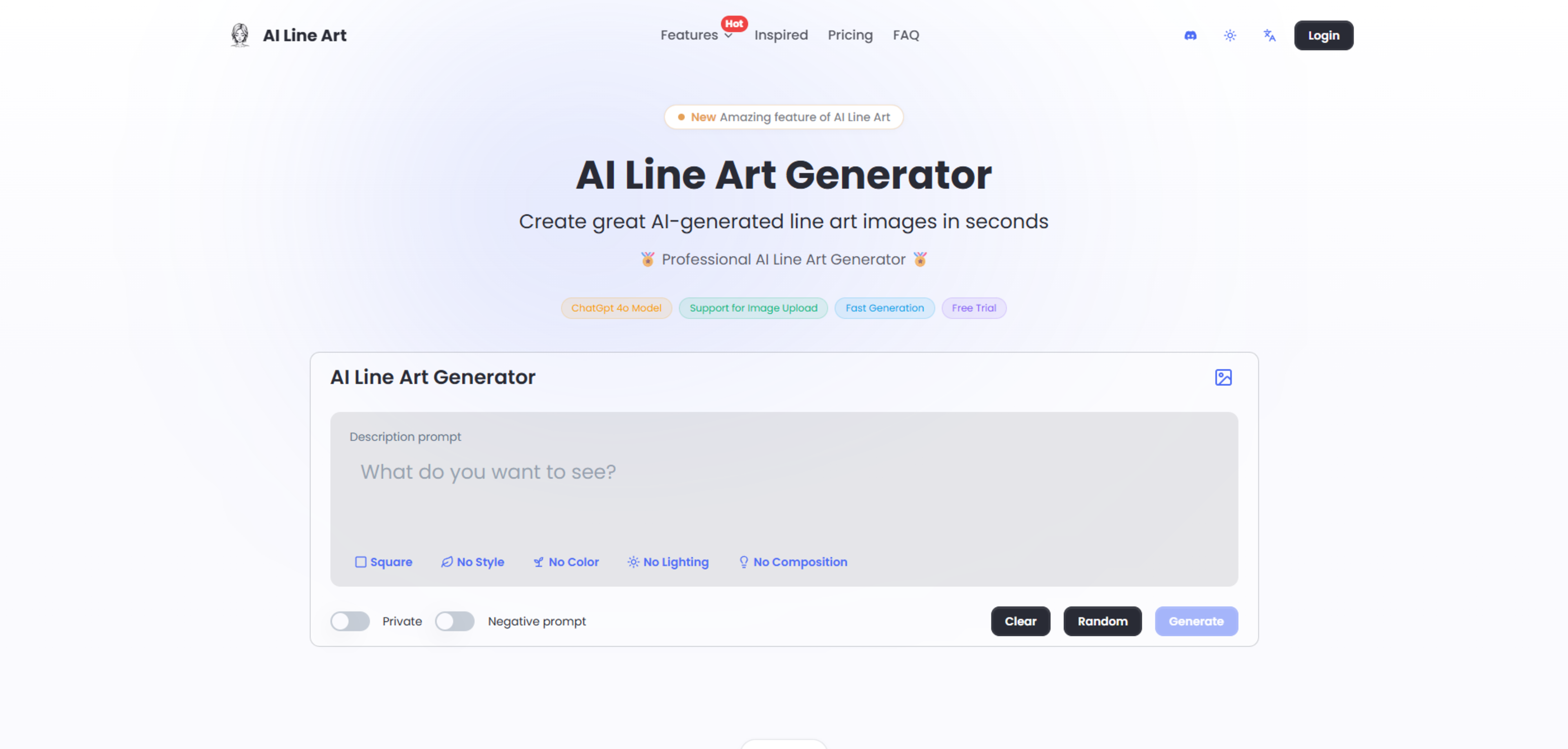 AI Line Art Generator