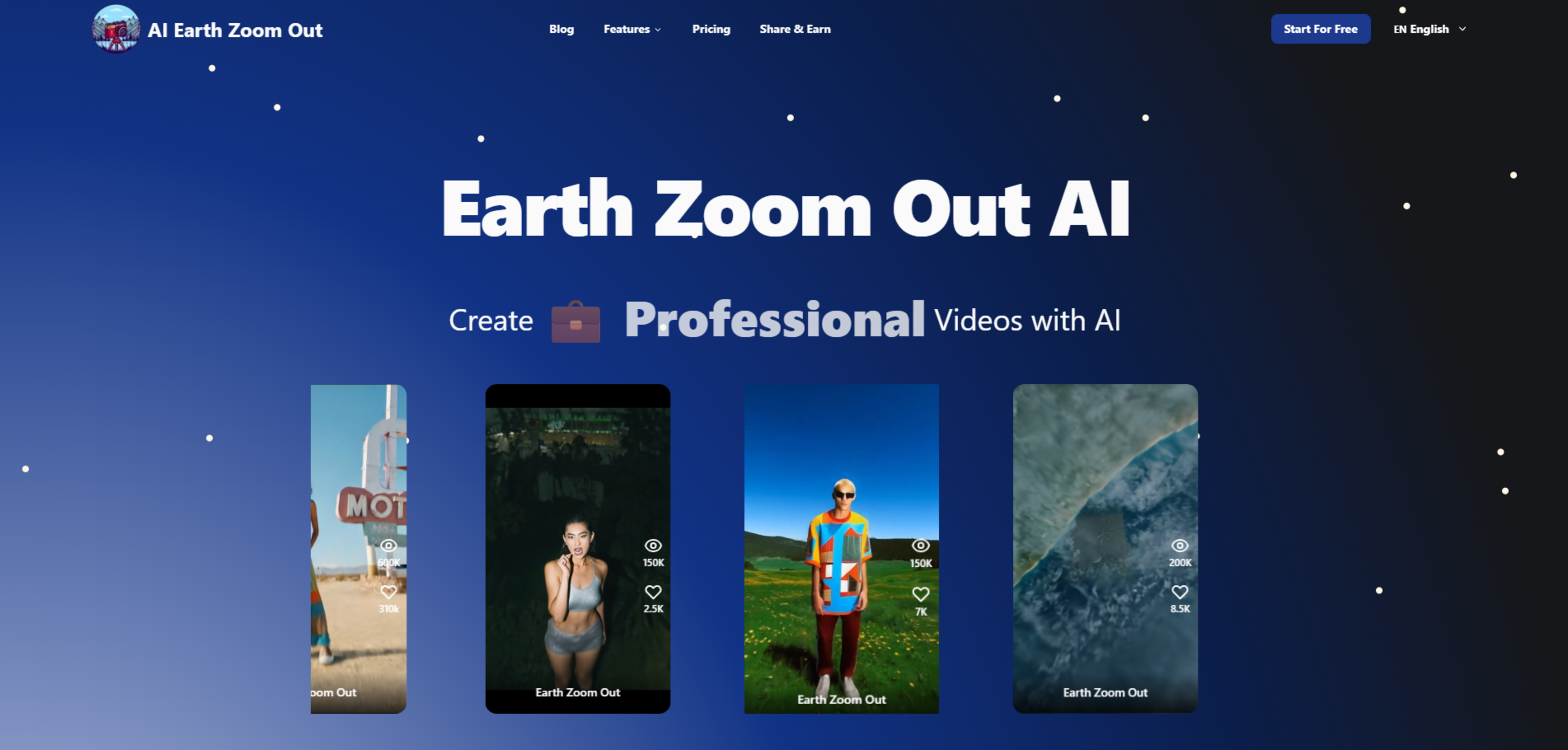 Earth Zoom Out AI