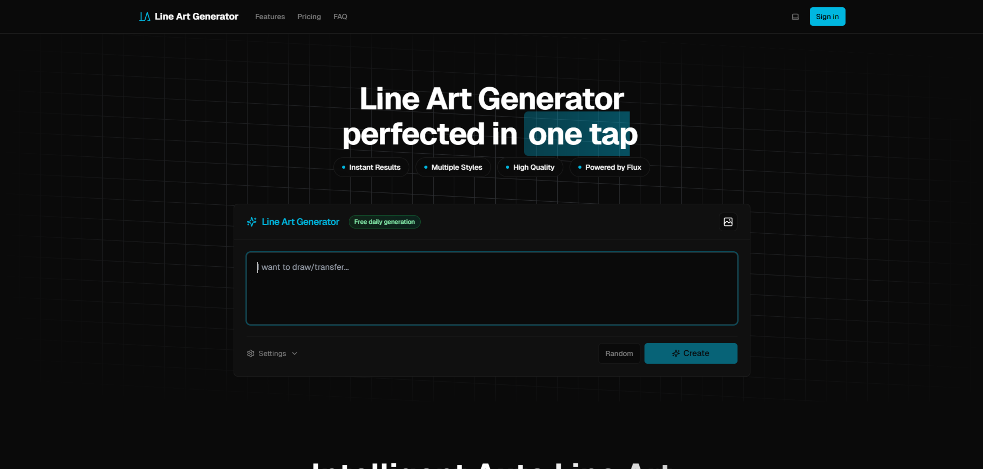 Line Art Generator