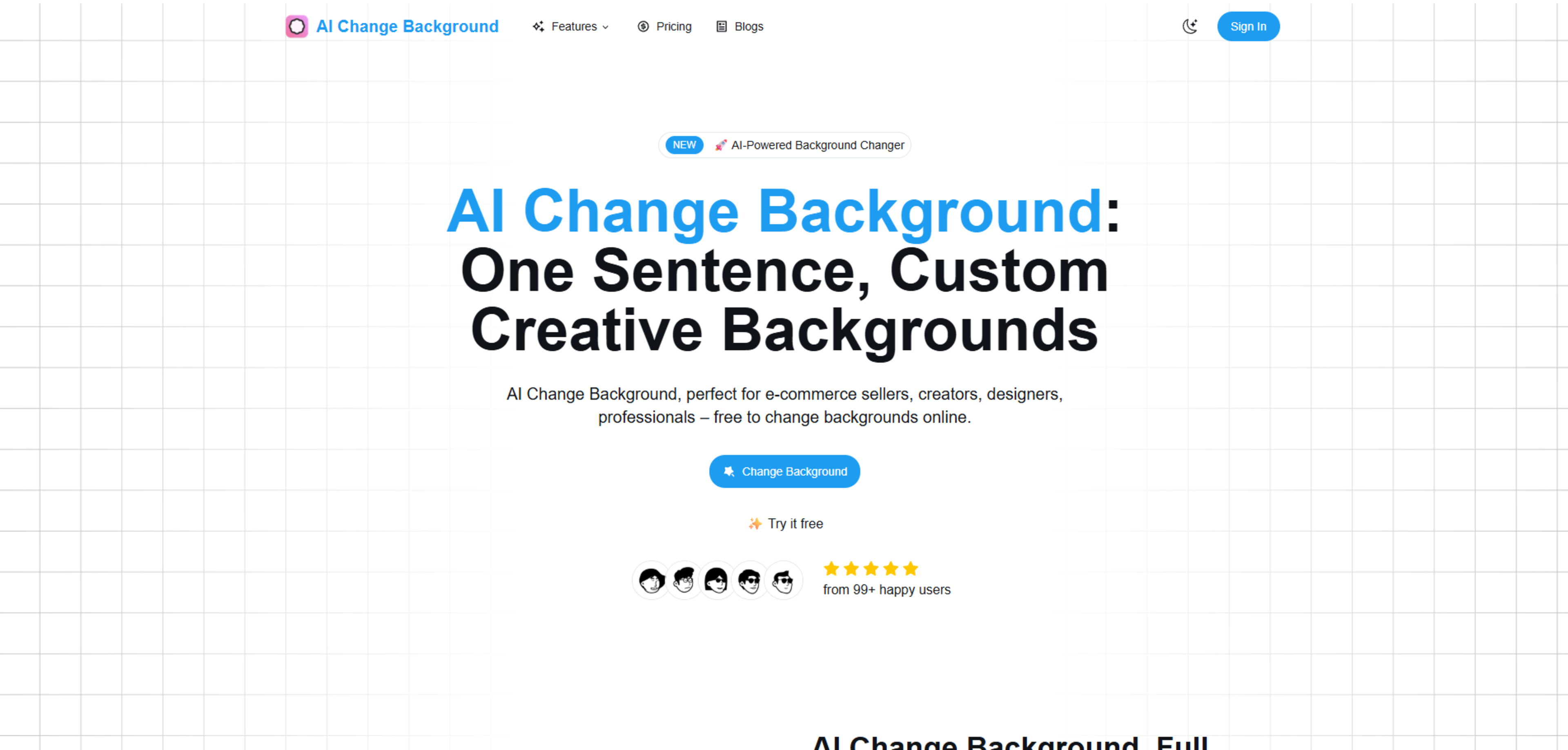 AI Change Background