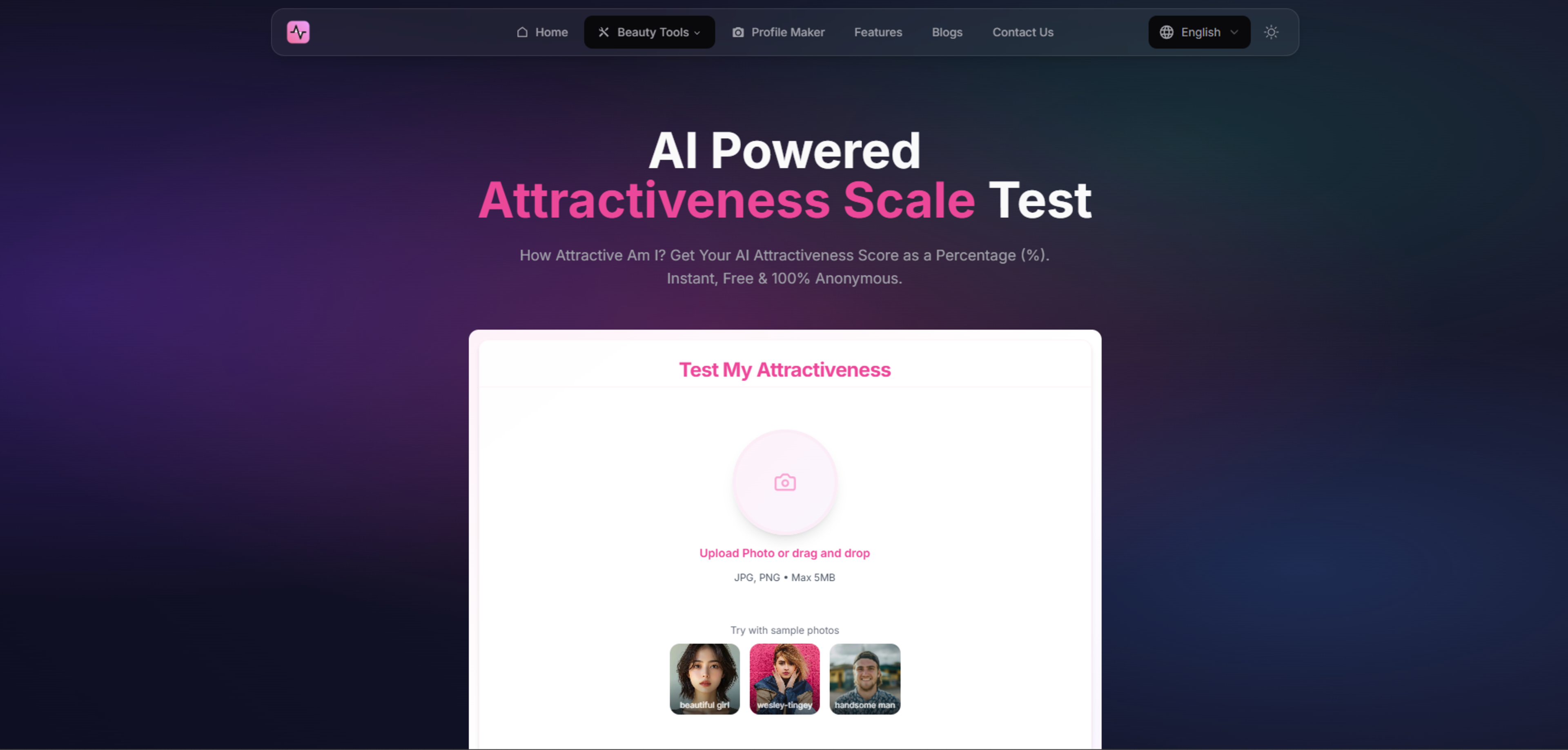 Attractiveness Scale