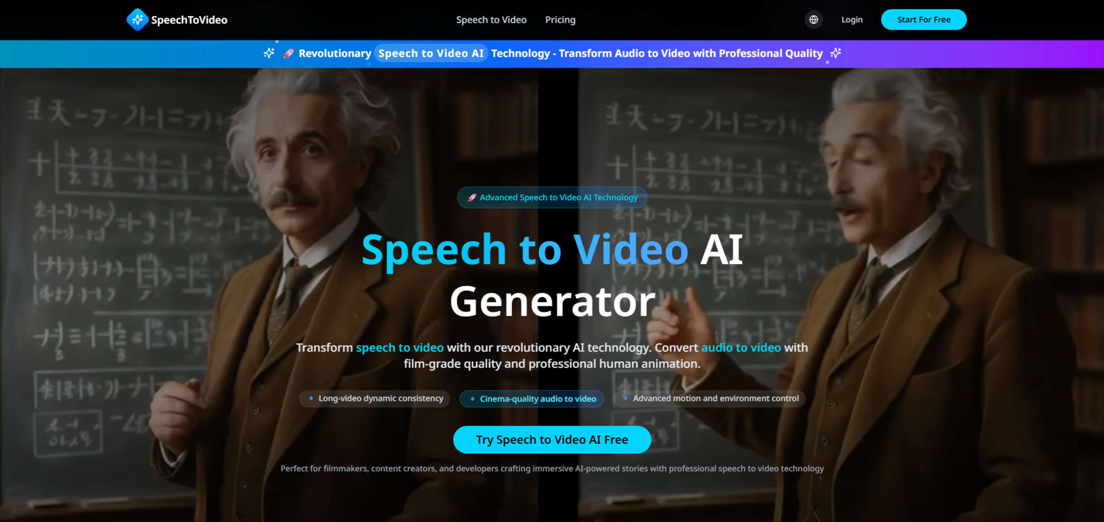 Speech to Video AI