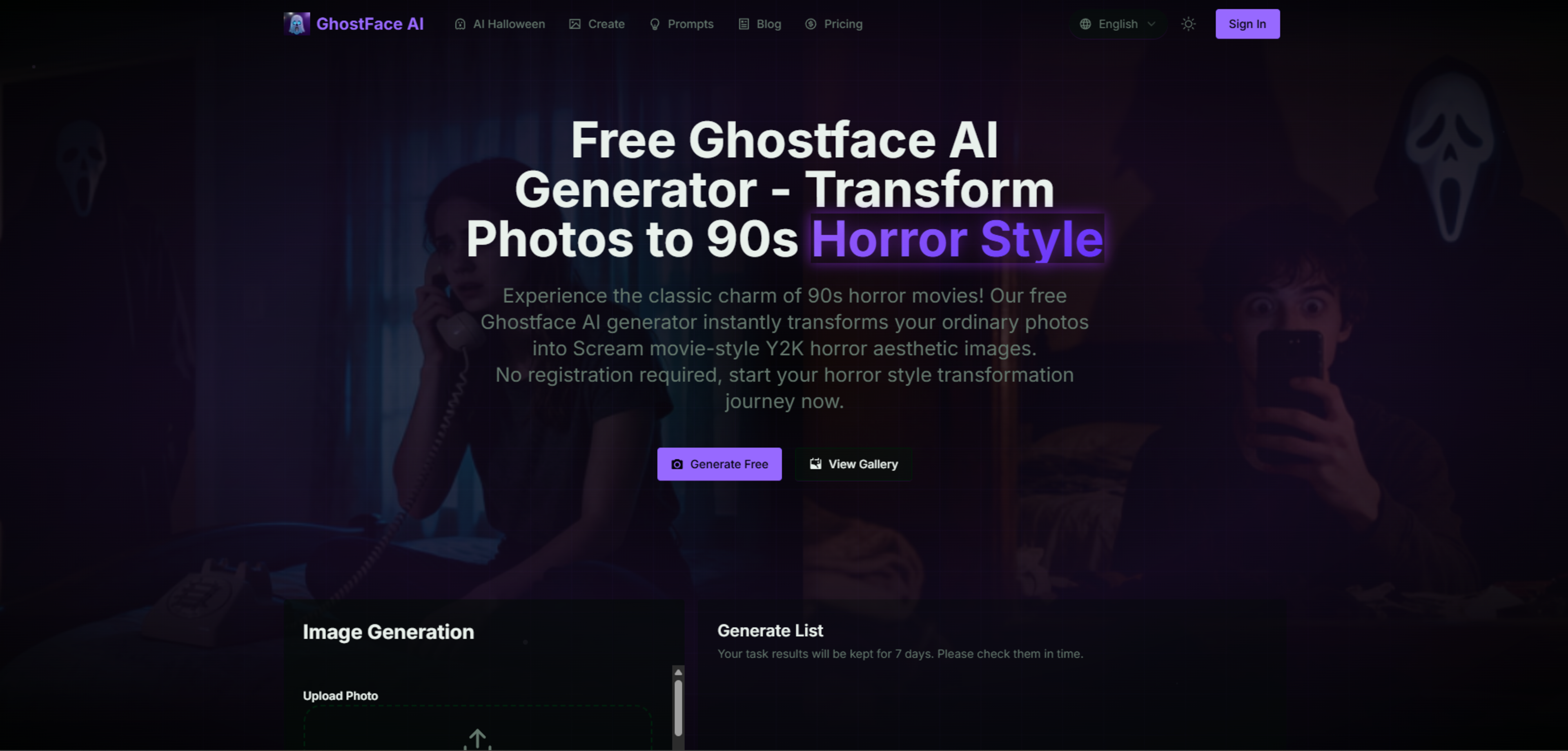 Ghostface AI Generator