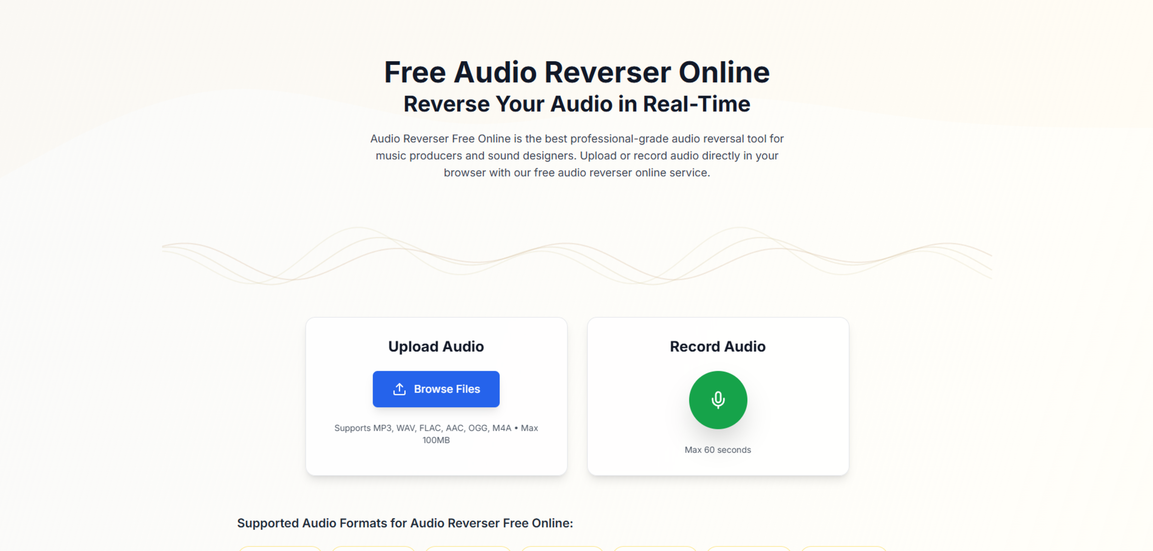 Audio Reverser 